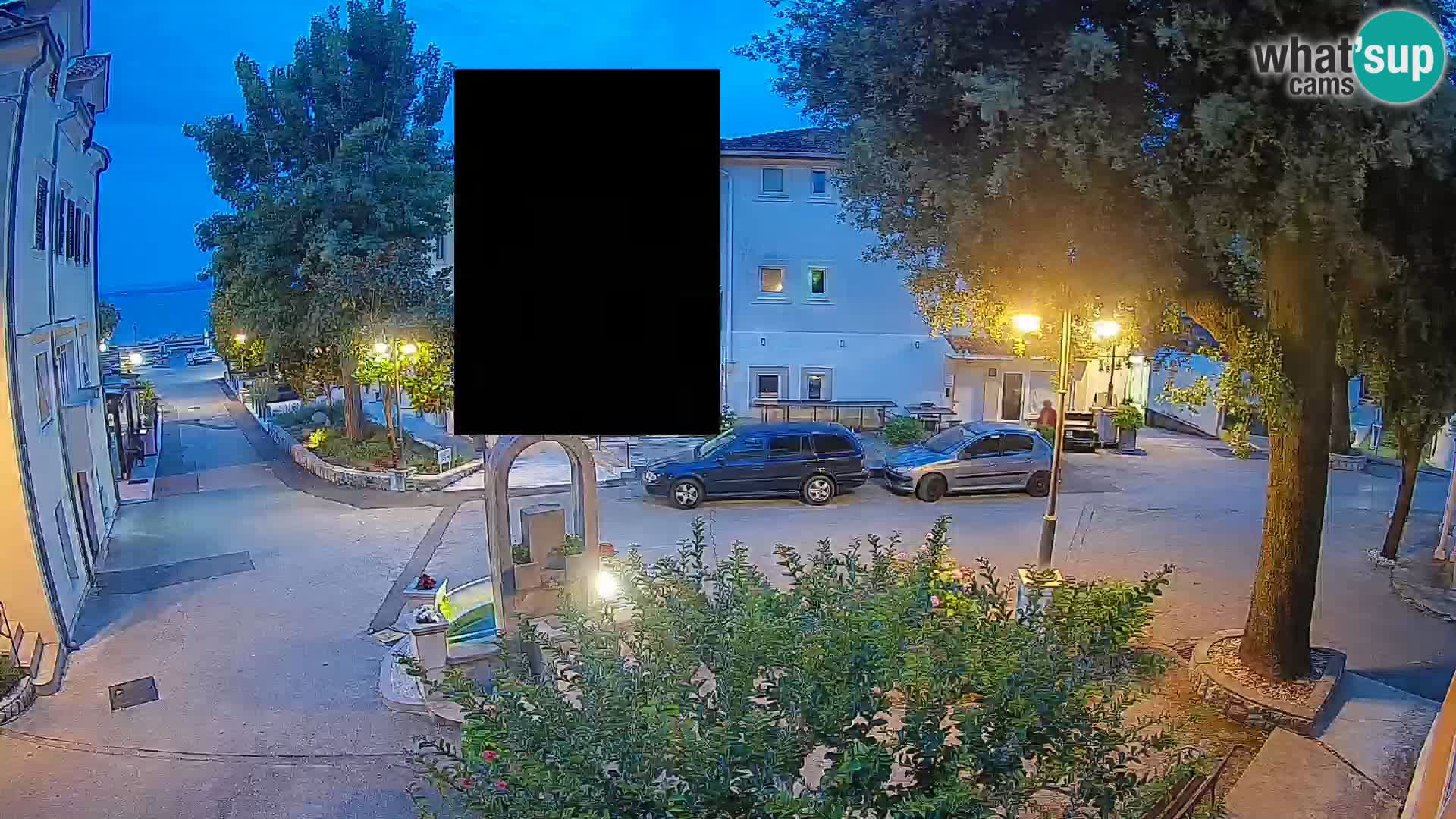 Webcam Centre de Mošćenička Draga – Vue en direct du centre-ville