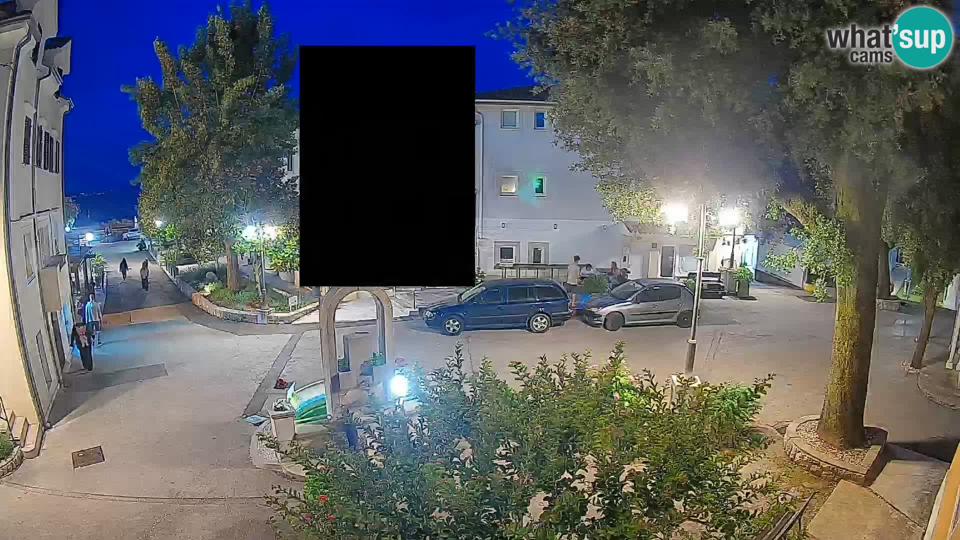 Webcam Mošćenička Draga Center – Live View of the Town Center