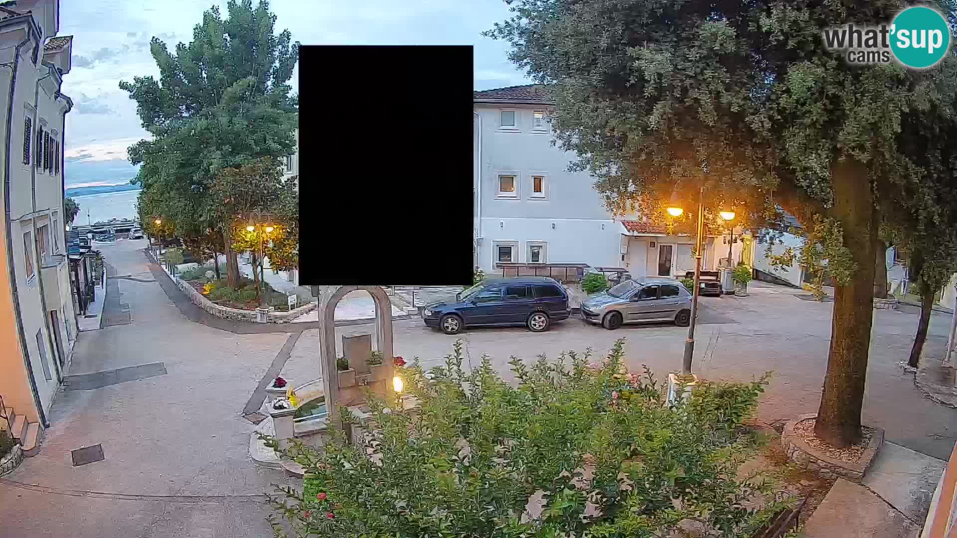 Webcam Mošćenička Draga Center – Live View of the Town Center