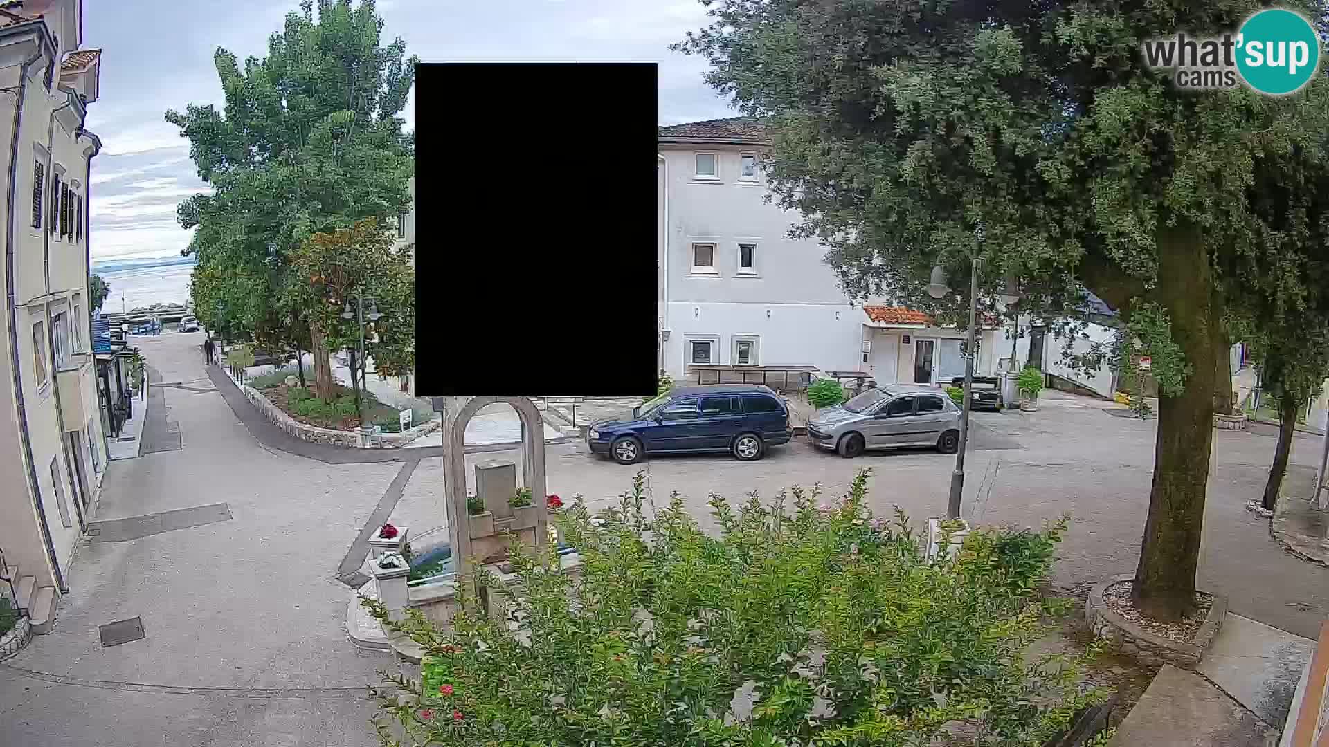 Webcam Mošćenička Draga Center – Live View of the Town Center