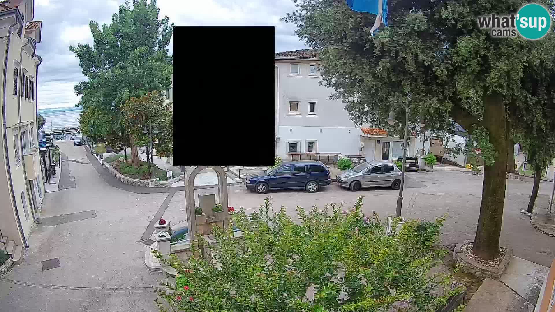 Webcam Centro Draga di Moschiena – Vista live sul centro