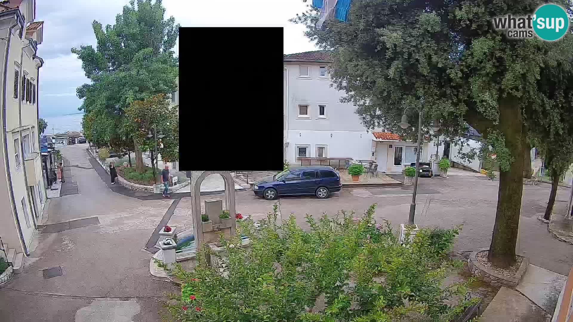 Webcam Mošćenička Draga Center – Live View of the Town Center