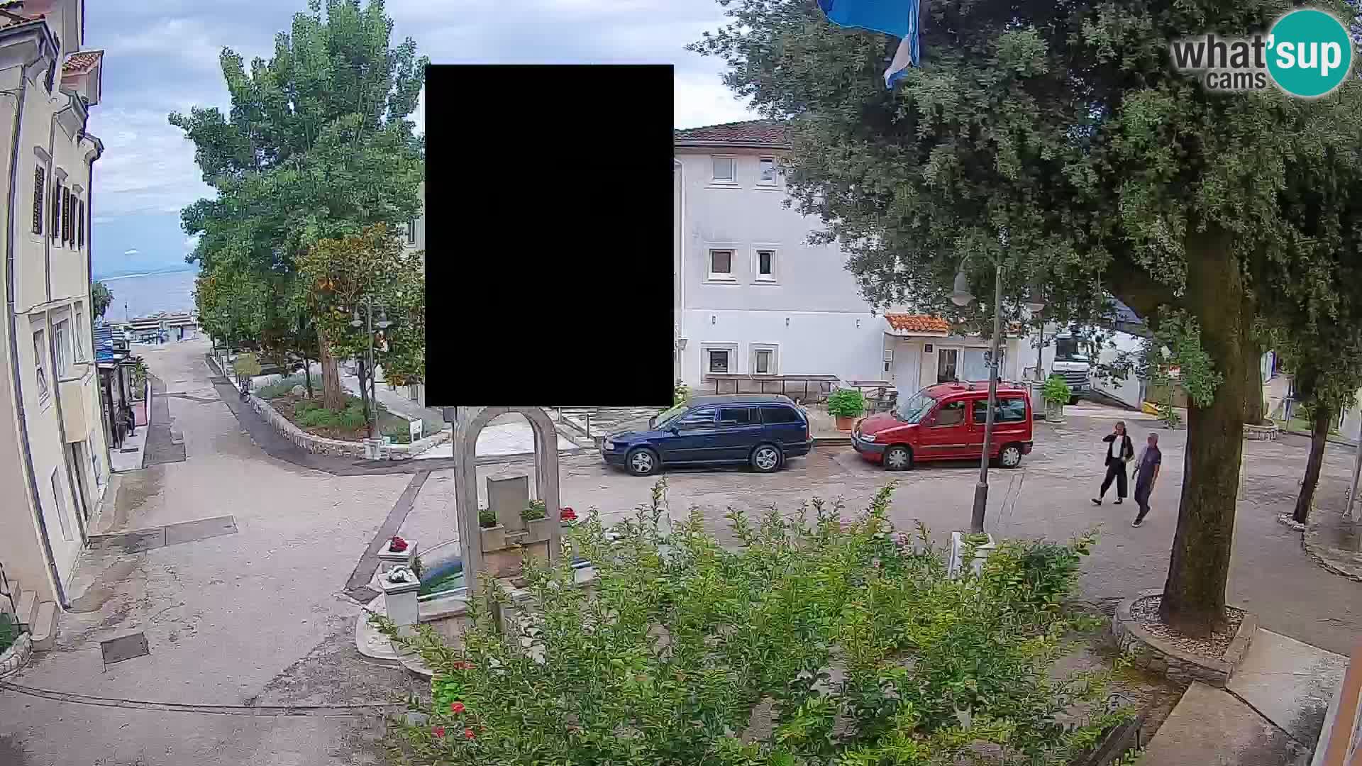 Webcam Mošćenička Draga Center – Live View of the Town Center