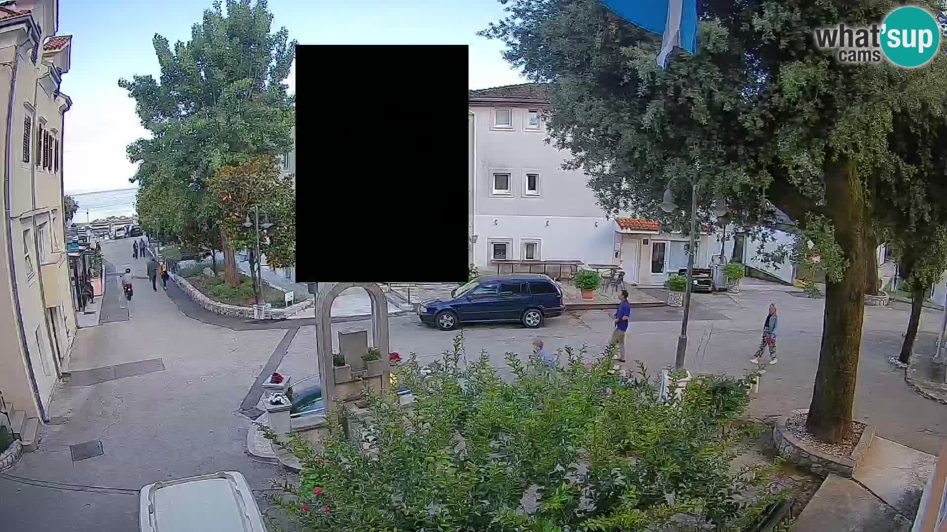 Webcam Mošćenička Draga Zentrum – Liveblick auf das Ortszentrum