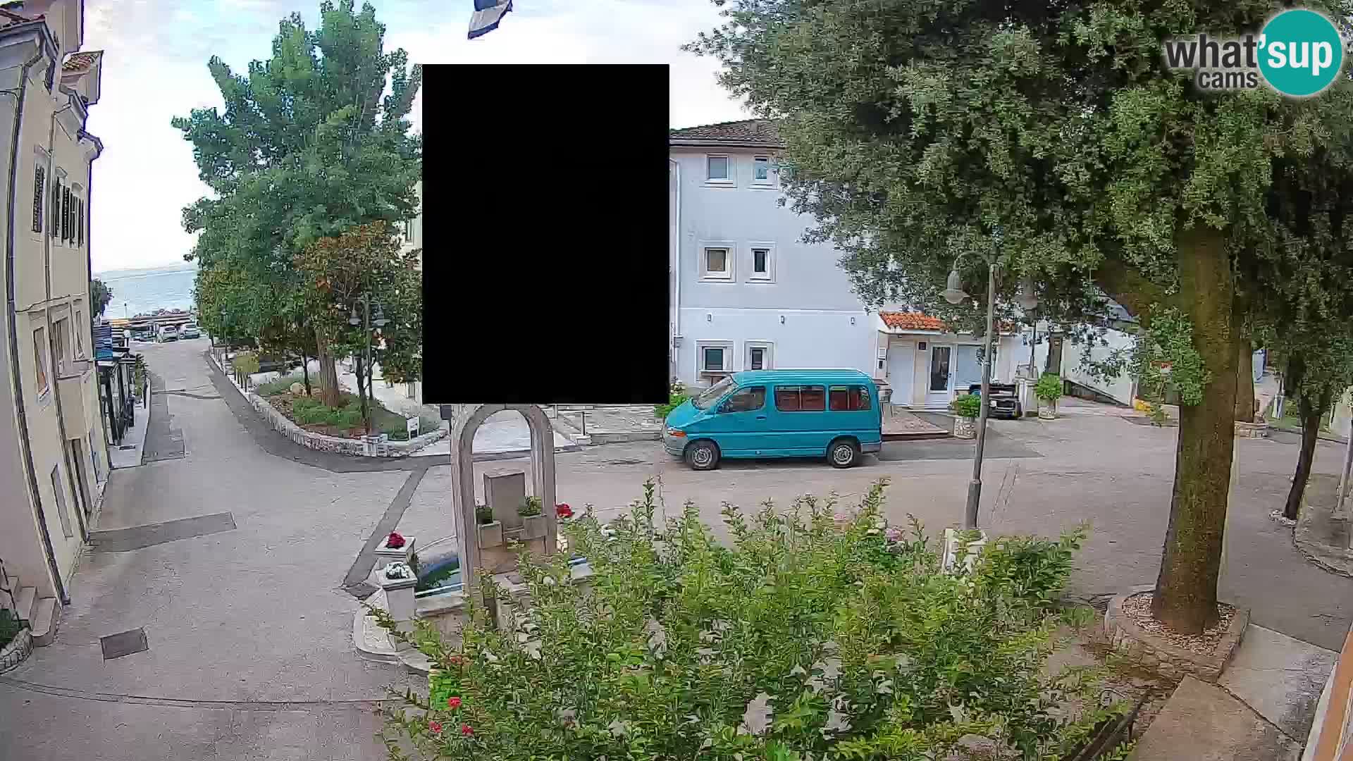 Webcam Mošćenička Draga Center – Live View of the Town Center