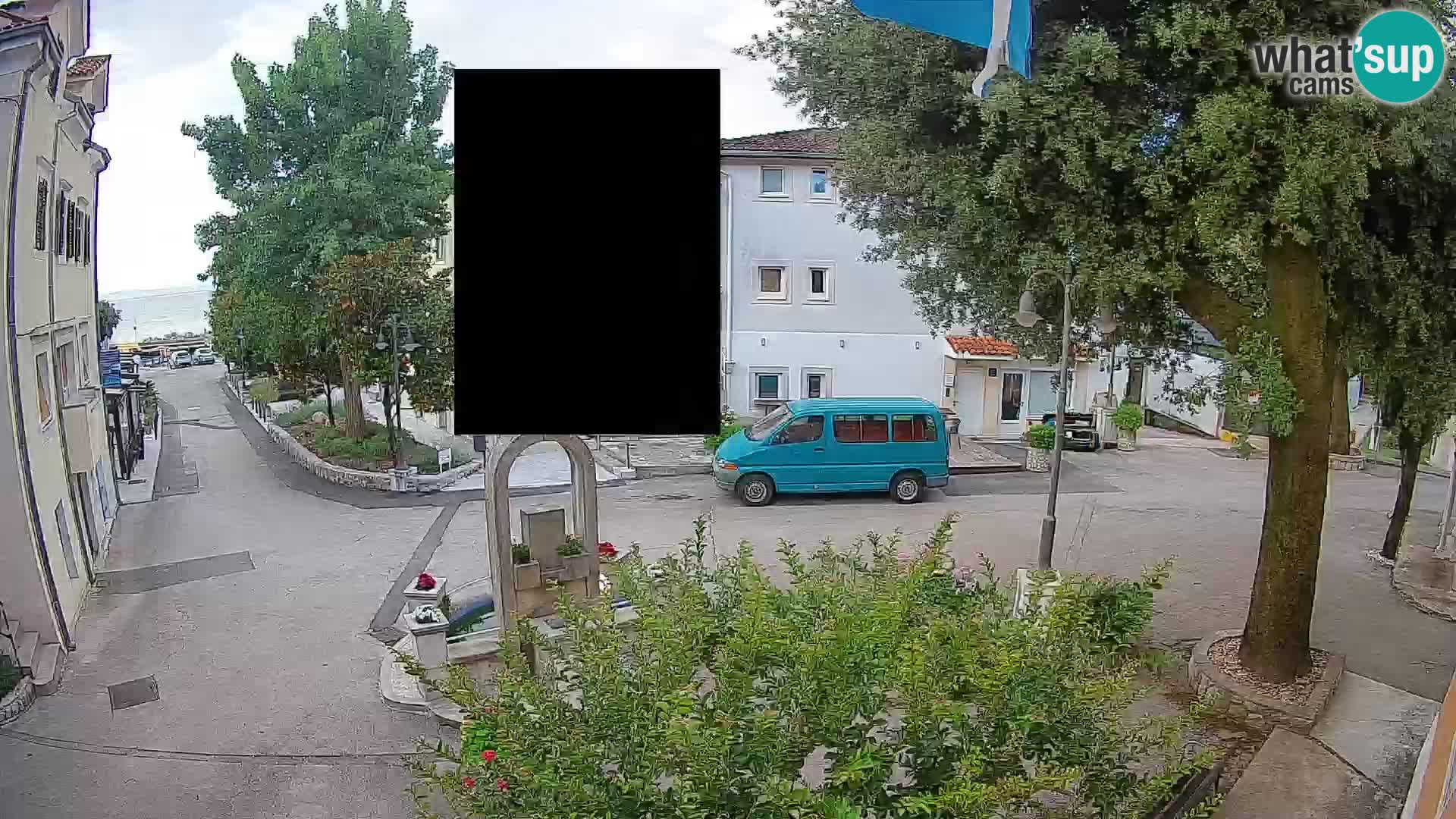 Webcam Centro Draga di Moschiena – Vista live sul centro