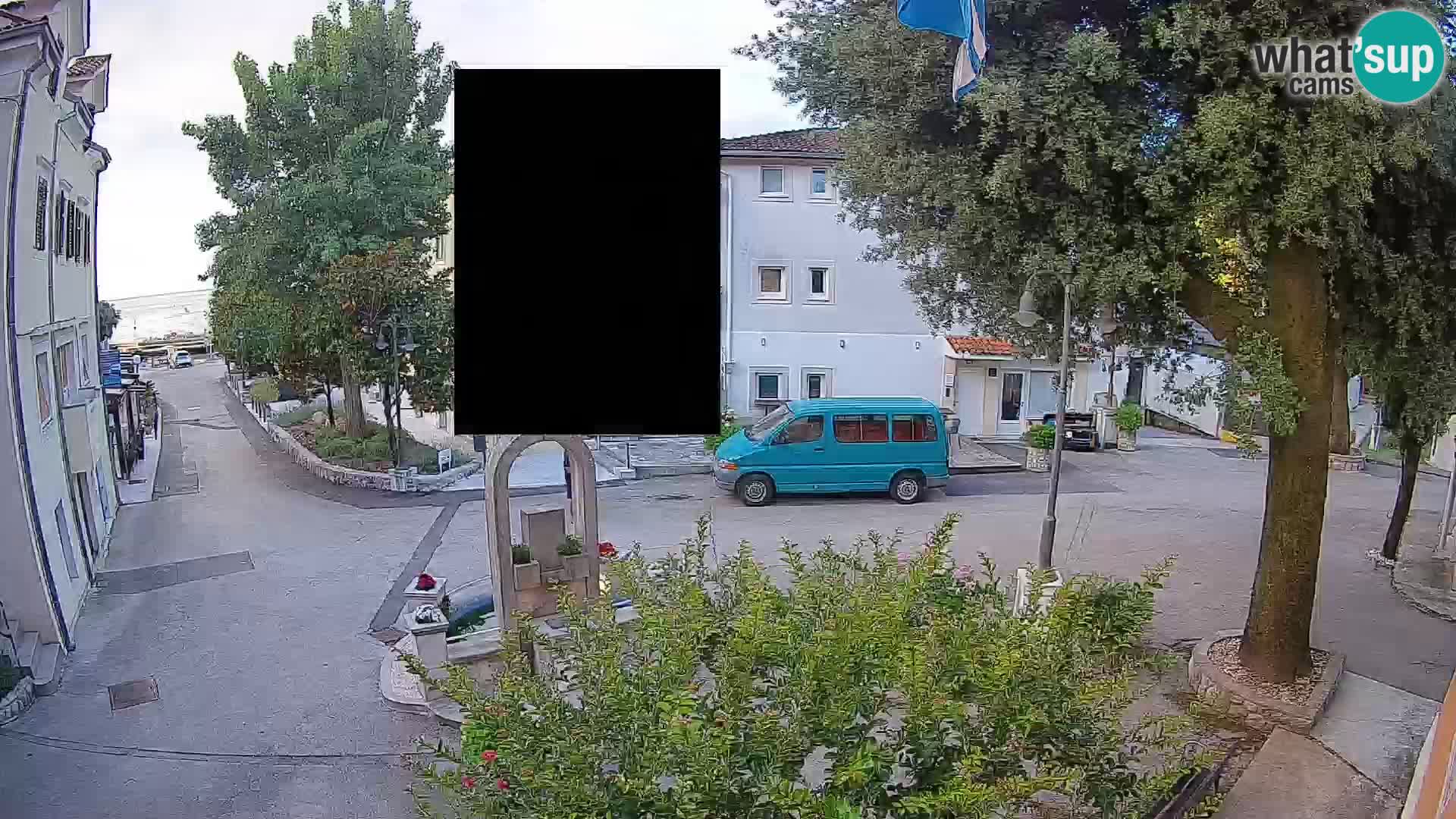 Webcam Centre de Mošćenička Draga – Vue en direct du centre-ville