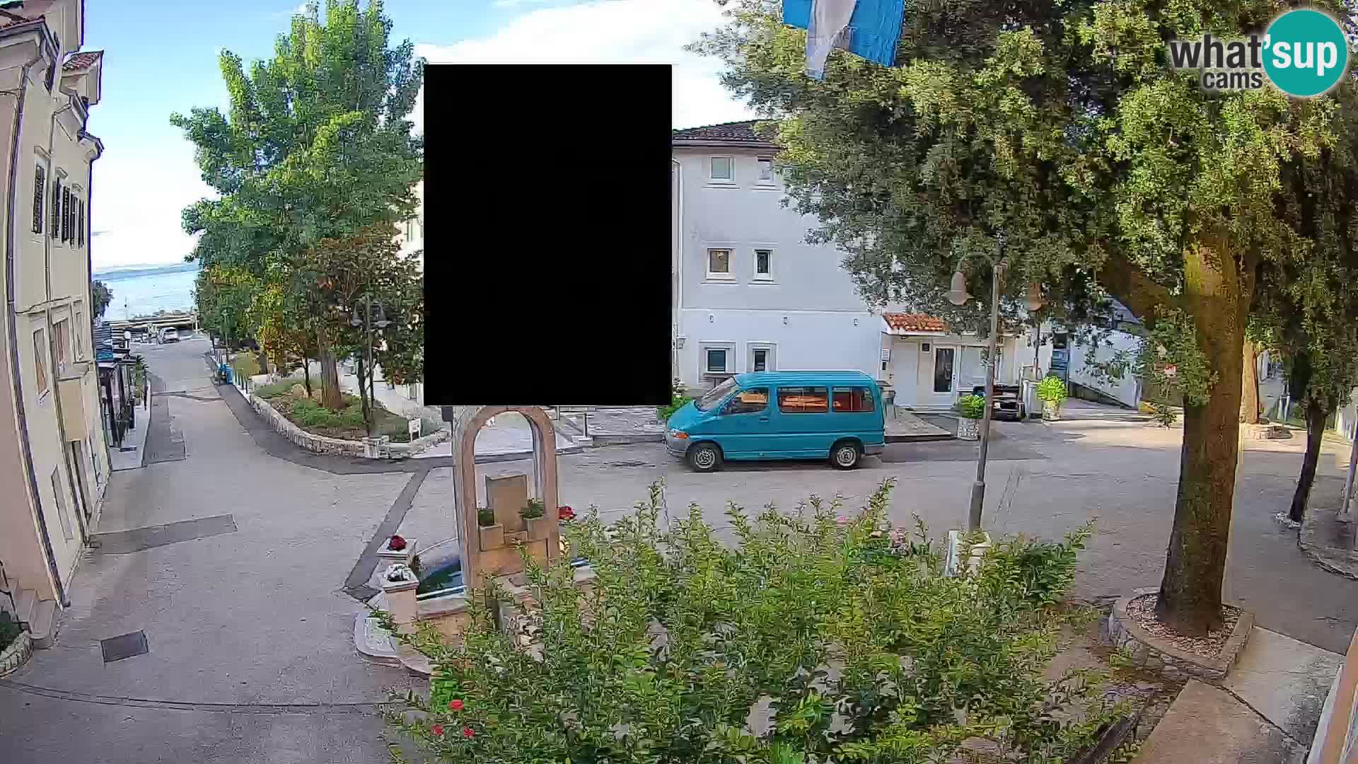 Web kamera centar Mošćeničke Drage – Pogled uživo