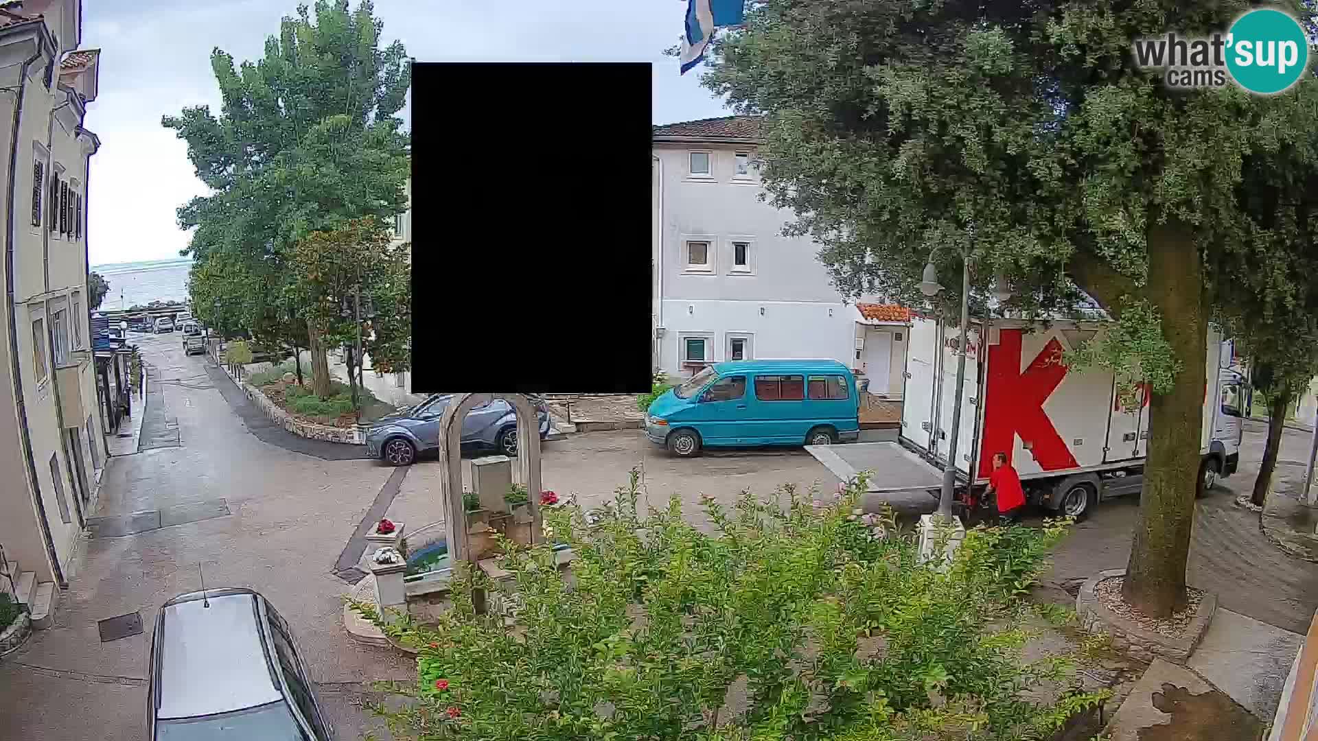 Spletna kamera center Mošćeniška Draga – Pogled v živo