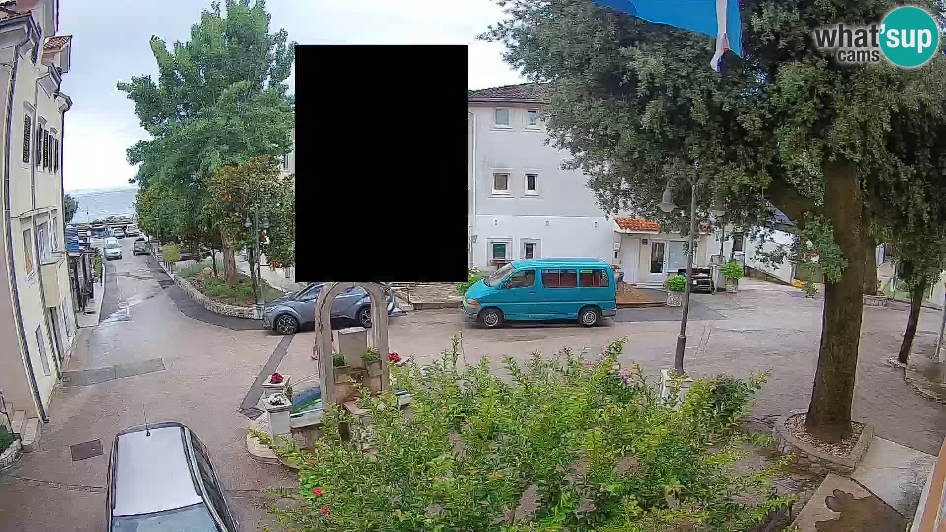 Webcam Mošćenička Draga Center – Live View of the Town Center