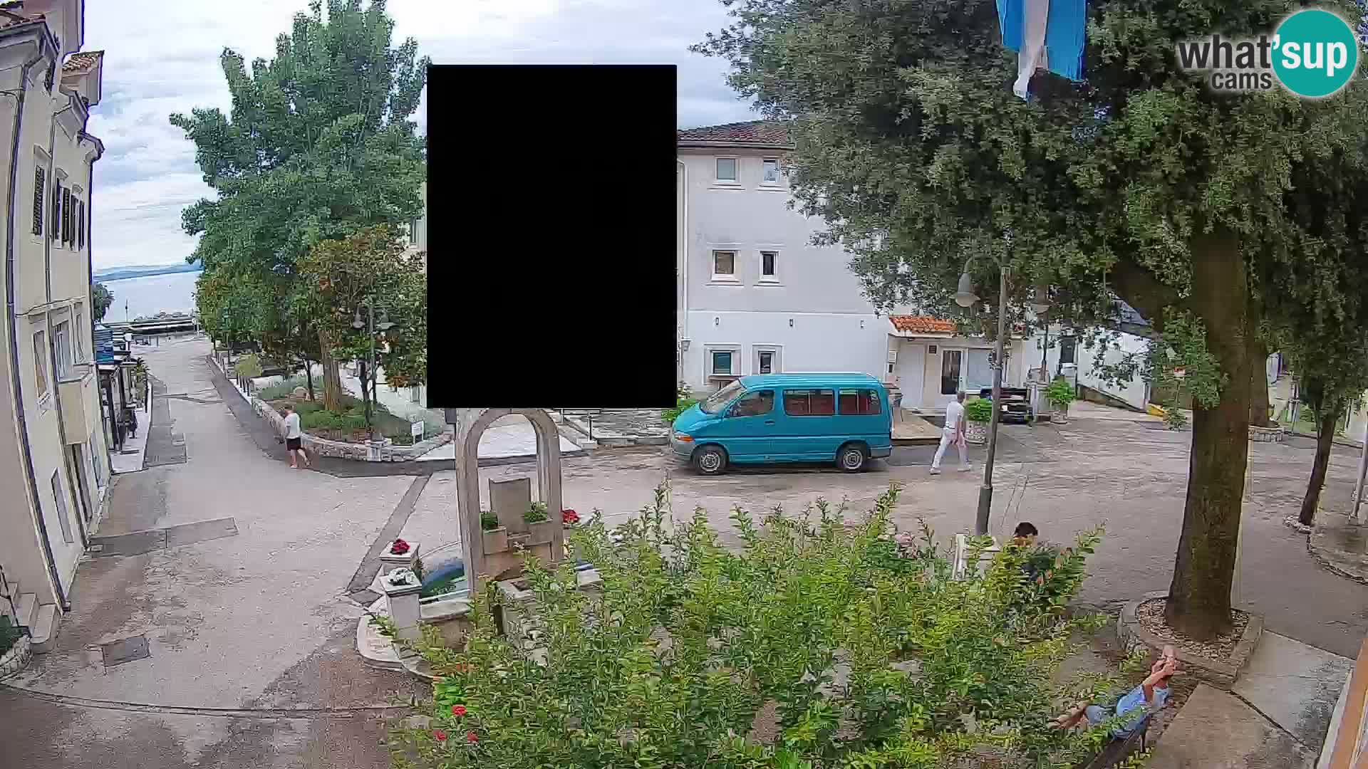 Webcam centre de Mošćenička Draga – Vue en direct du centre-ville