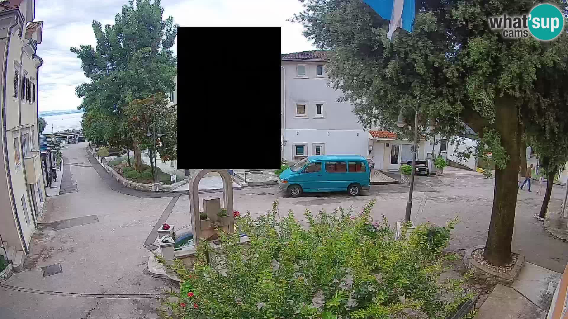 Webcam centre de Mošćenička Draga – Vue en direct du centre-ville