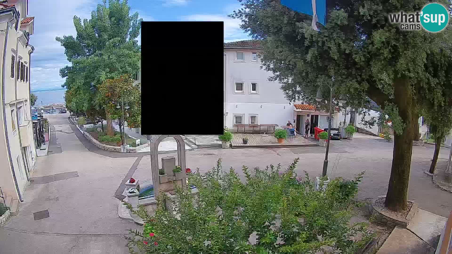 Webcam Centre de Mošćenička Draga – Vue en direct du centre-ville