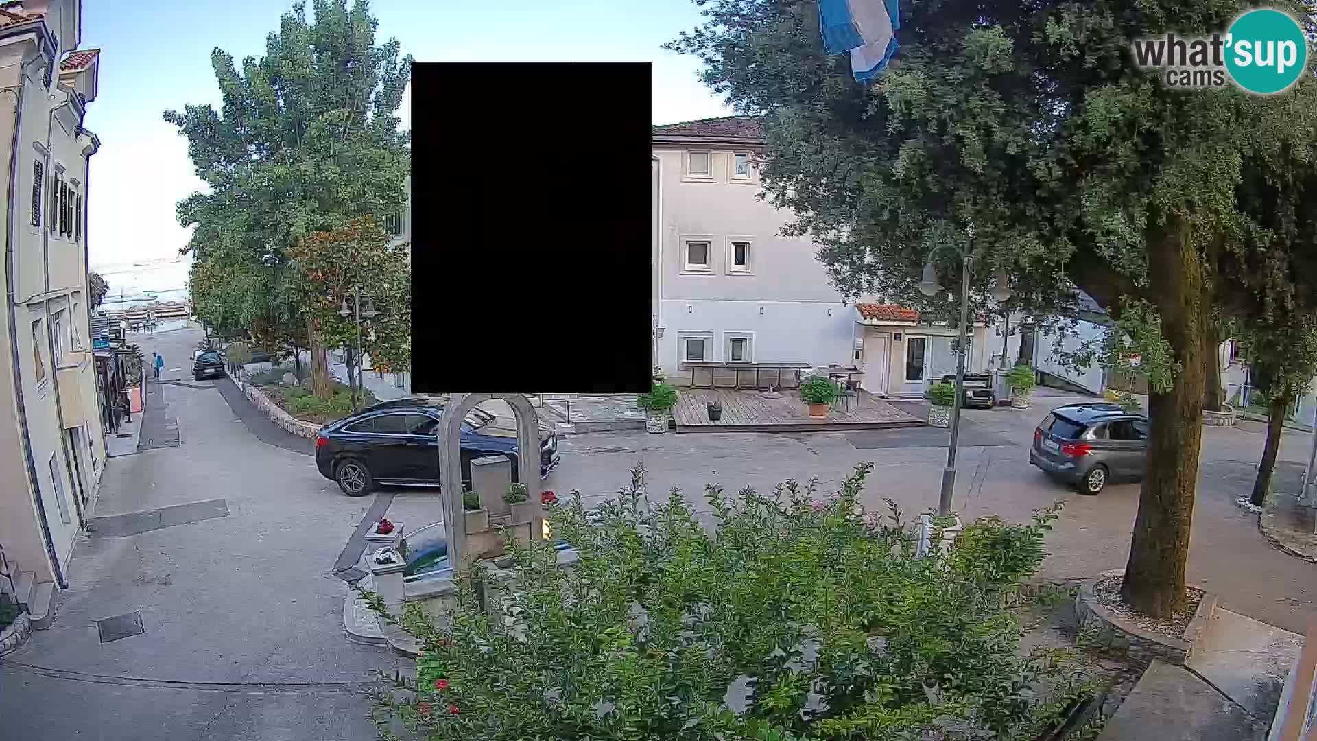 Spletna kamera center Mošćeniška Draga – Pogled v živo