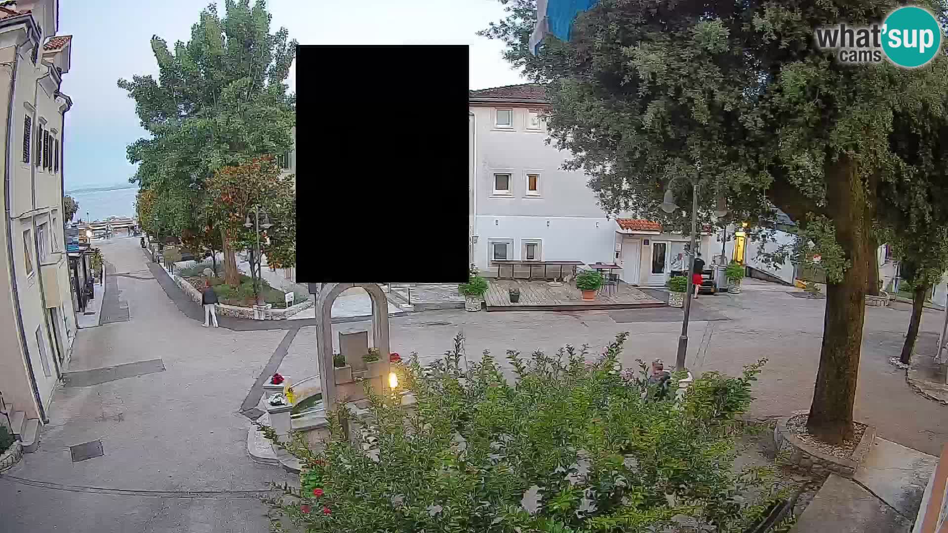 Webcam Mošćenička Draga Center – Live View of the Town Center