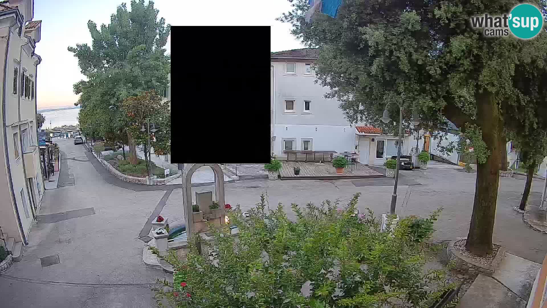 Webcam Mošćenička Draga Center – Live View of the Town Center