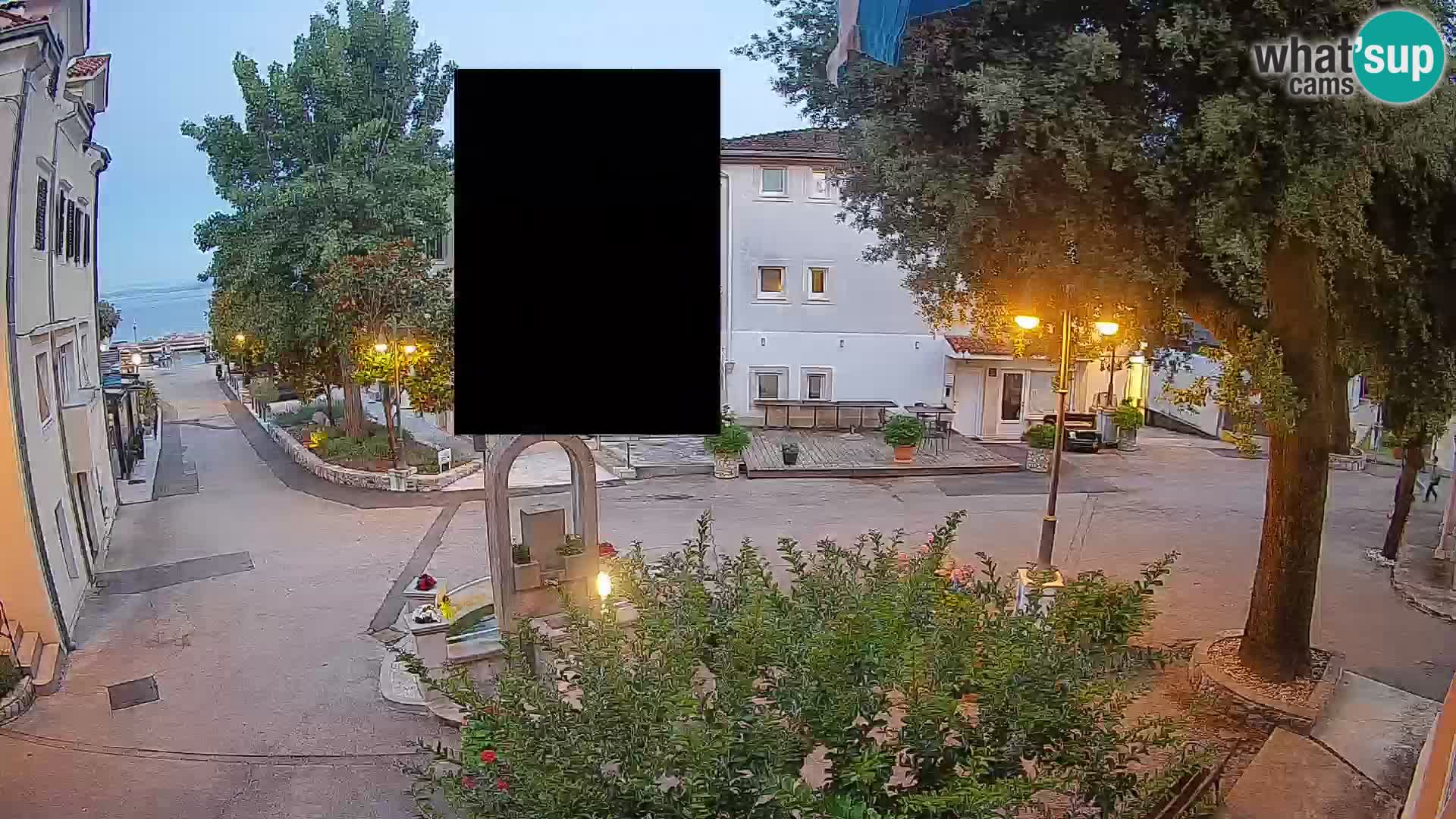 Webcam Mošćenička Draga Center – Live View of the Town Center