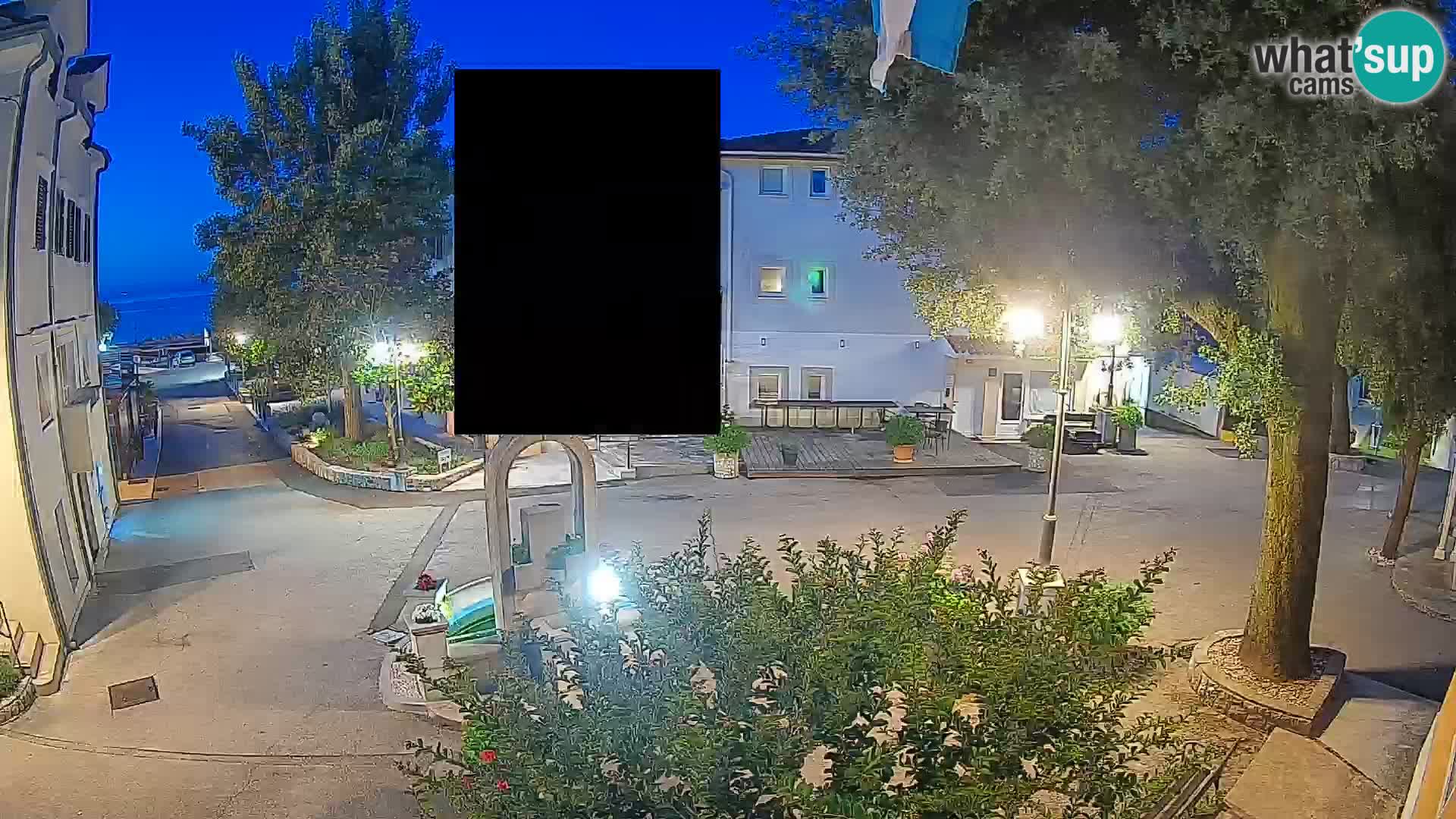 Webcam Centro Draga di Moschiena – Vista live sul centro