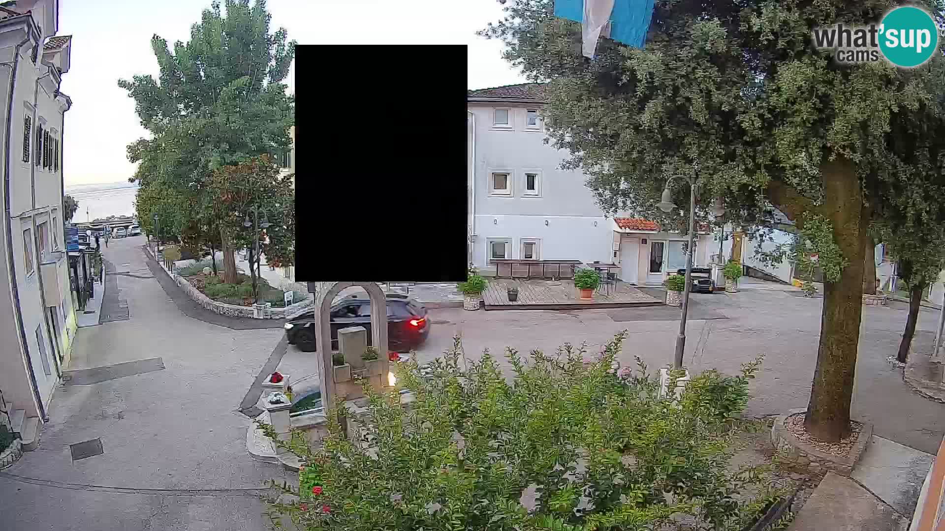 Webcam Mošćenička Draga Center – Live View of the Town Center