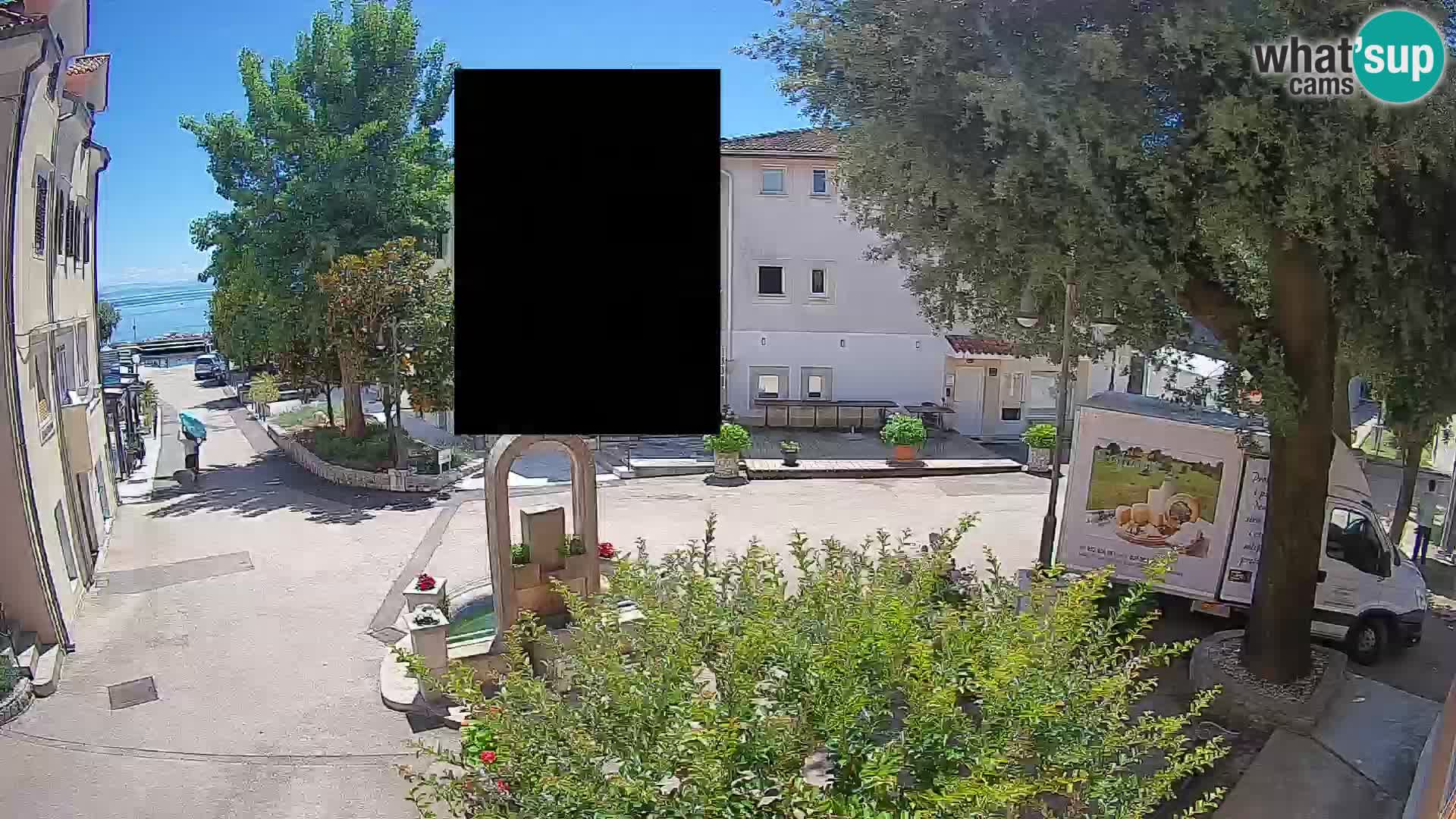Webcam Mošćenička Draga Zentrum – Liveblick auf das Ortszentrum