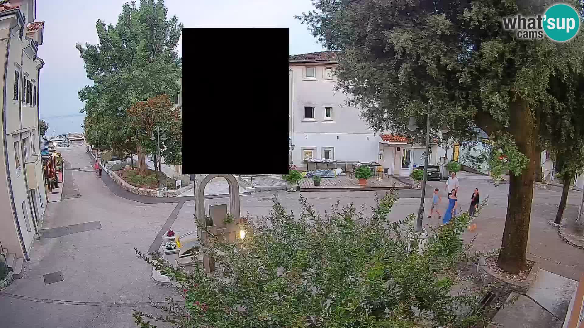 Webcam Mošćenička Draga Center – Live View of the Town Center