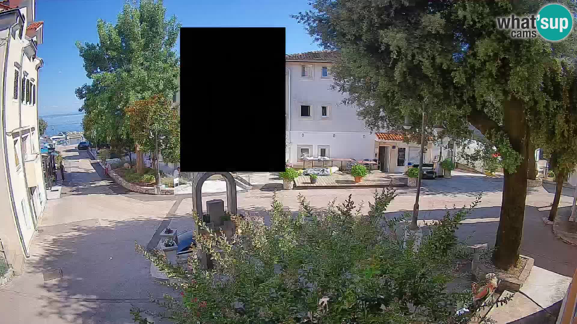 Webcam Mošćenička Draga Center – Live View of the Town Center