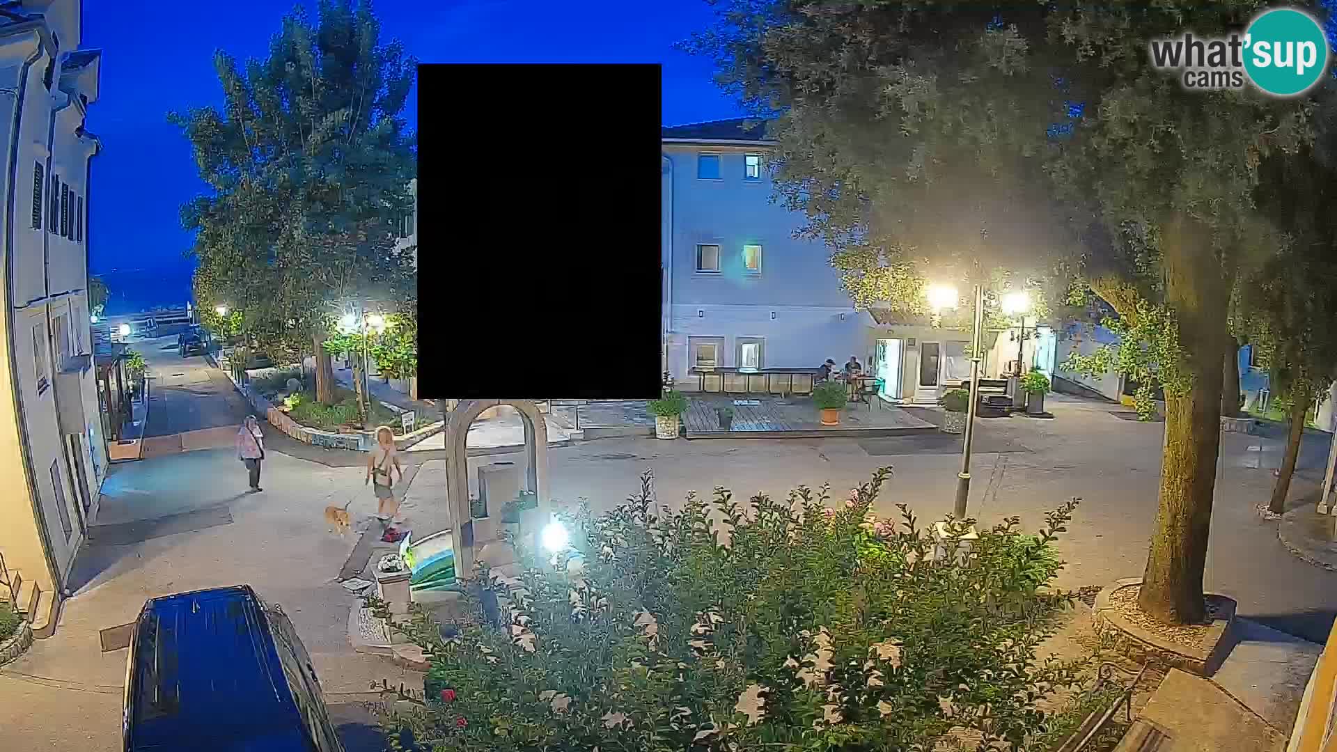 Webcam Mošćenička Draga Center – Live View of the Town Center