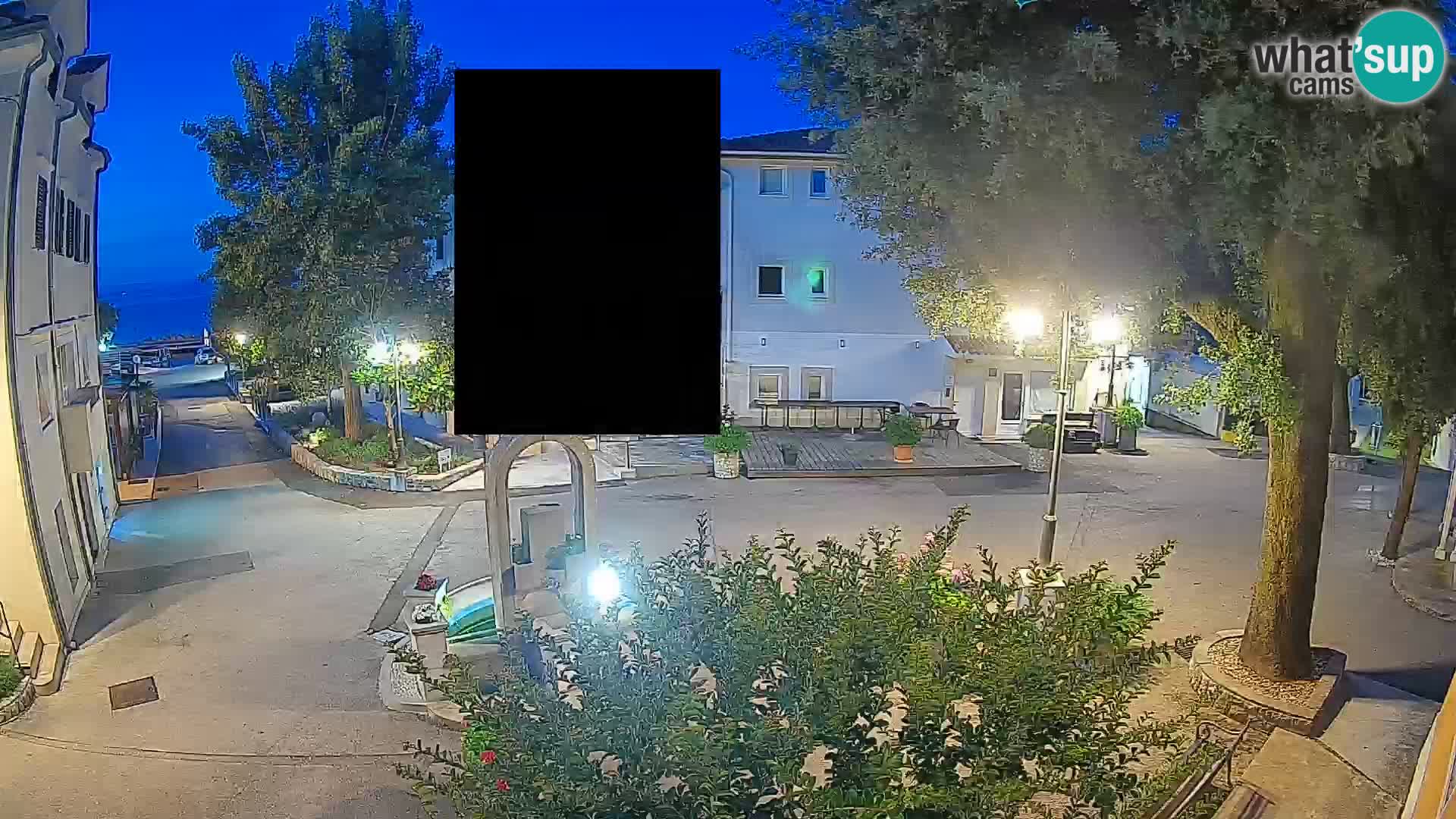 Webcam Mošćenička Draga Center – Live View of the Town Center
