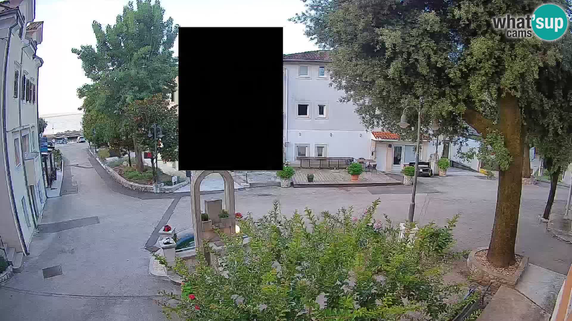Webcam Centre de Mošćenička Draga – Vue en direct du centre-ville