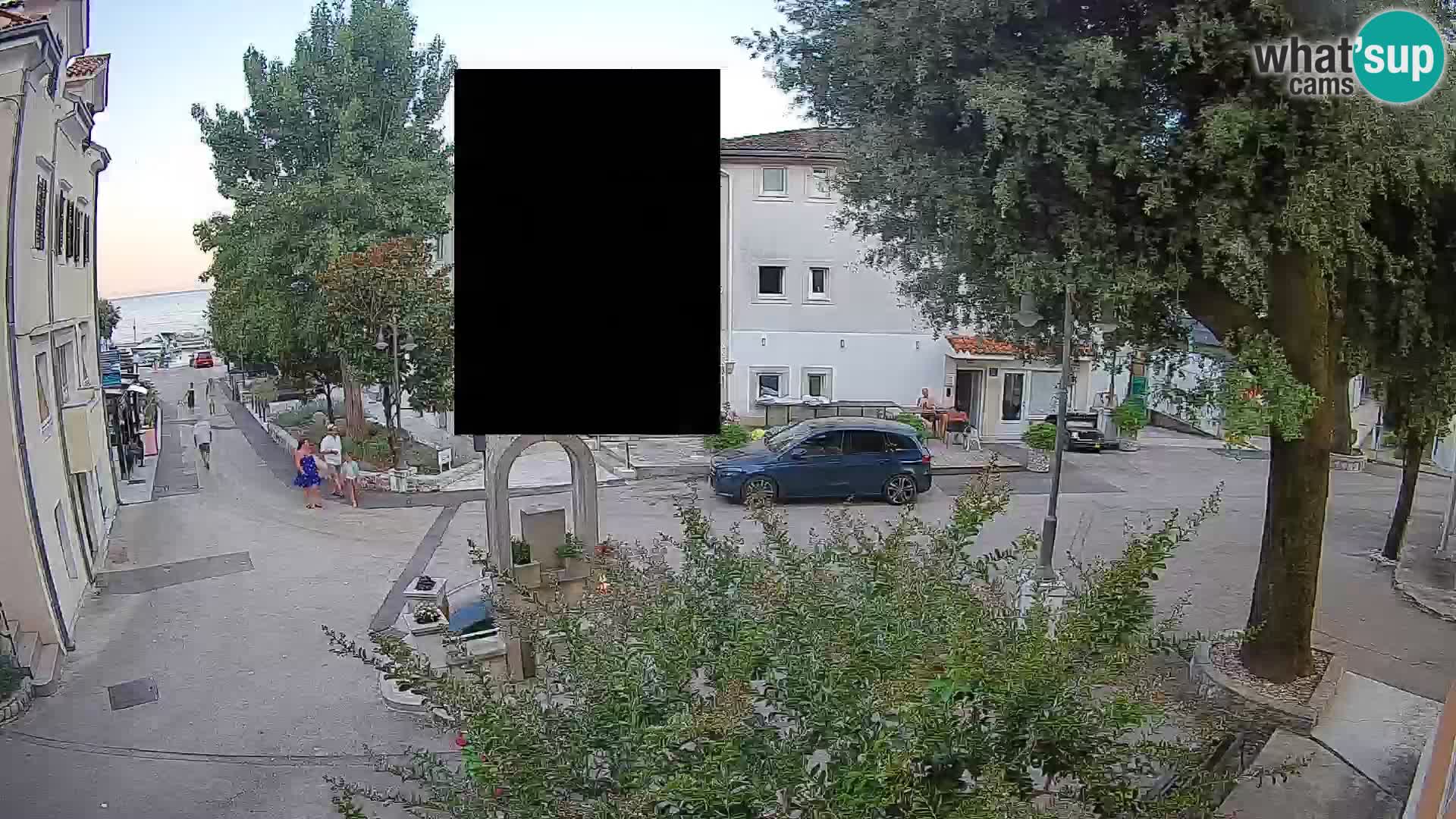Webcam Mošćenička Draga Center – Live View of the Town Center