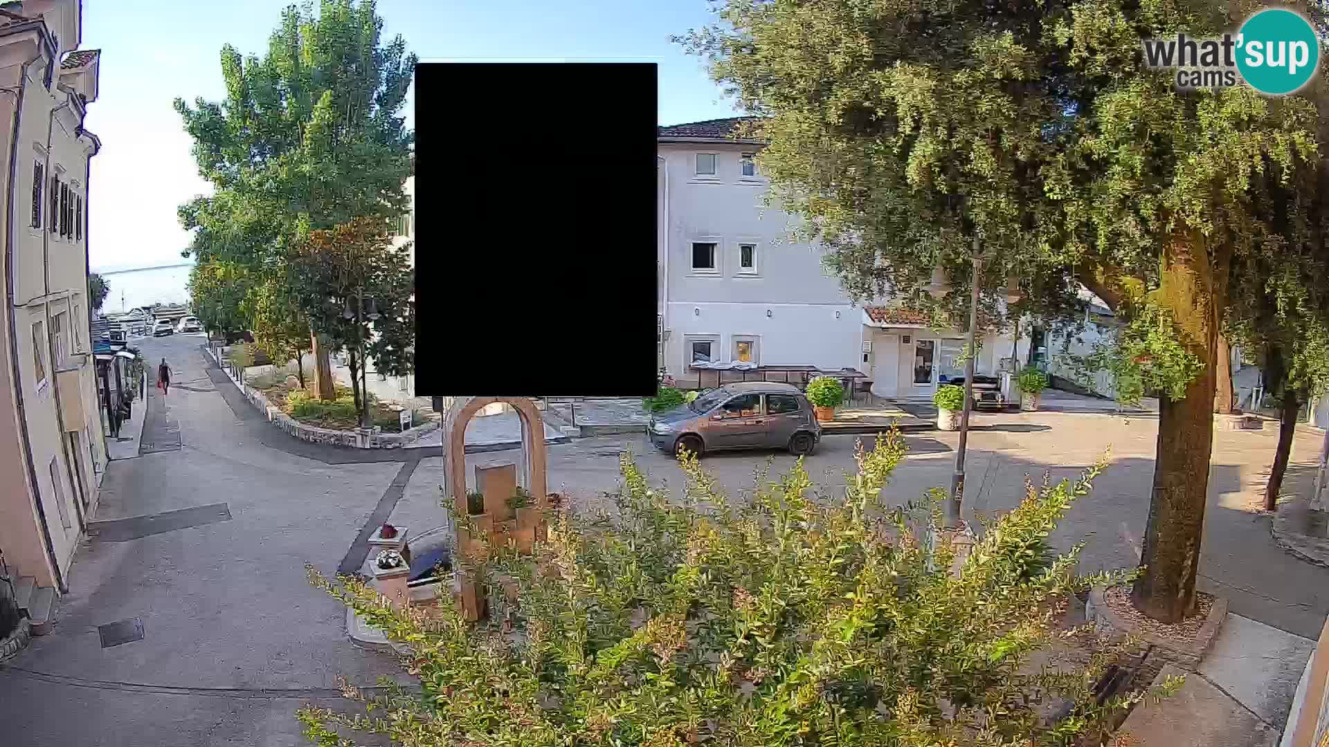 Webcam Mošćenička Draga Zentrum – Liveblick auf das Ortszentrum