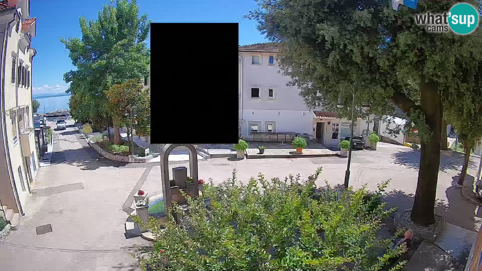 Webcam Mošćenička Draga Zentrum – Liveblick auf das Ortszentrum