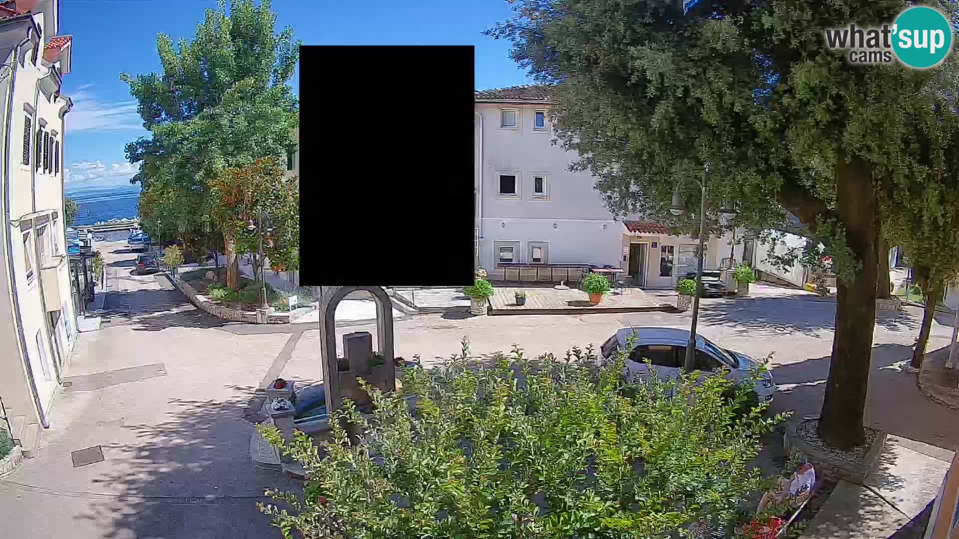 Webcam Mošćenička Draga Zentrum – Liveblick auf das Ortszentrum