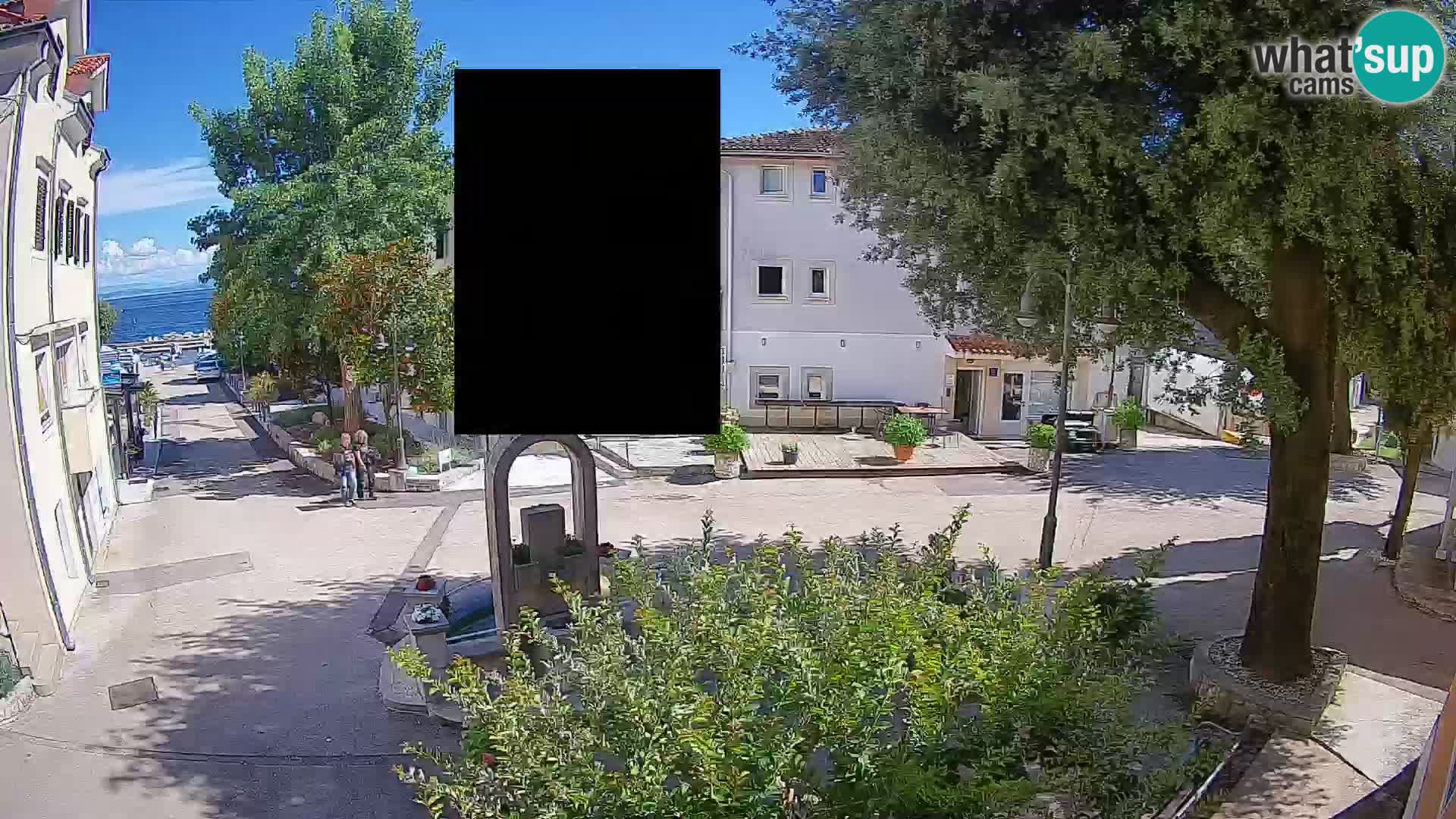 Webcam Mošćenička Draga Zentrum – Liveblick auf das Ortszentrum