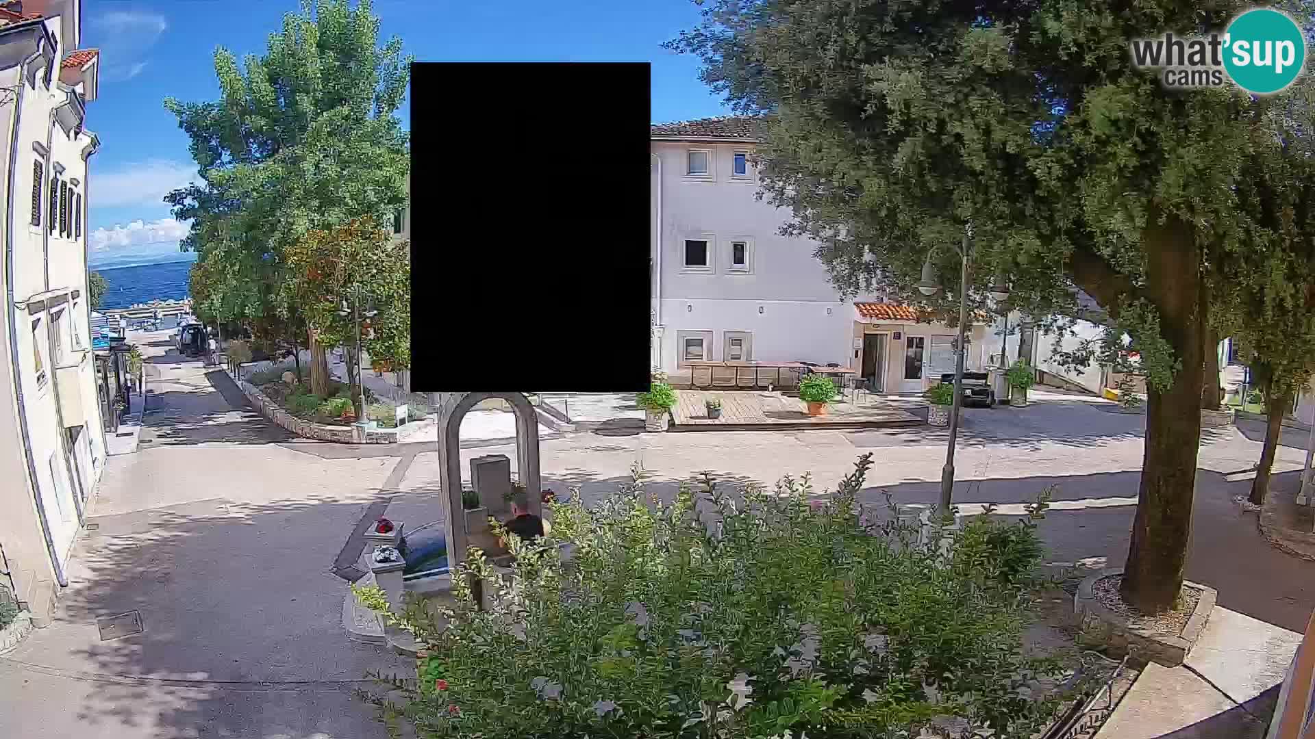 Web kamera centar Mošćeničke Drage – Pogled uživo
