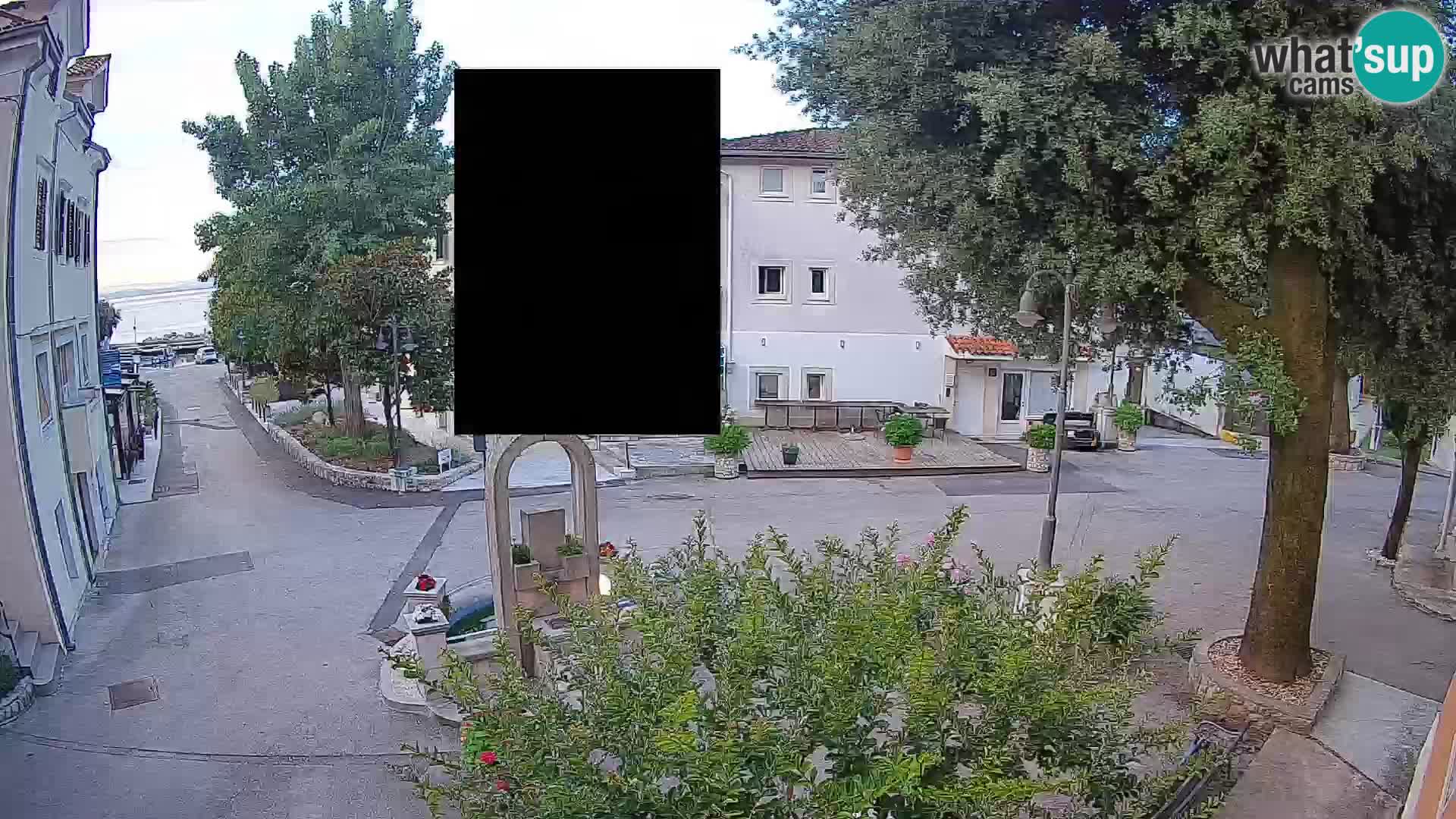 Webcam Mošćenička Draga Center – Live View of the Town Center