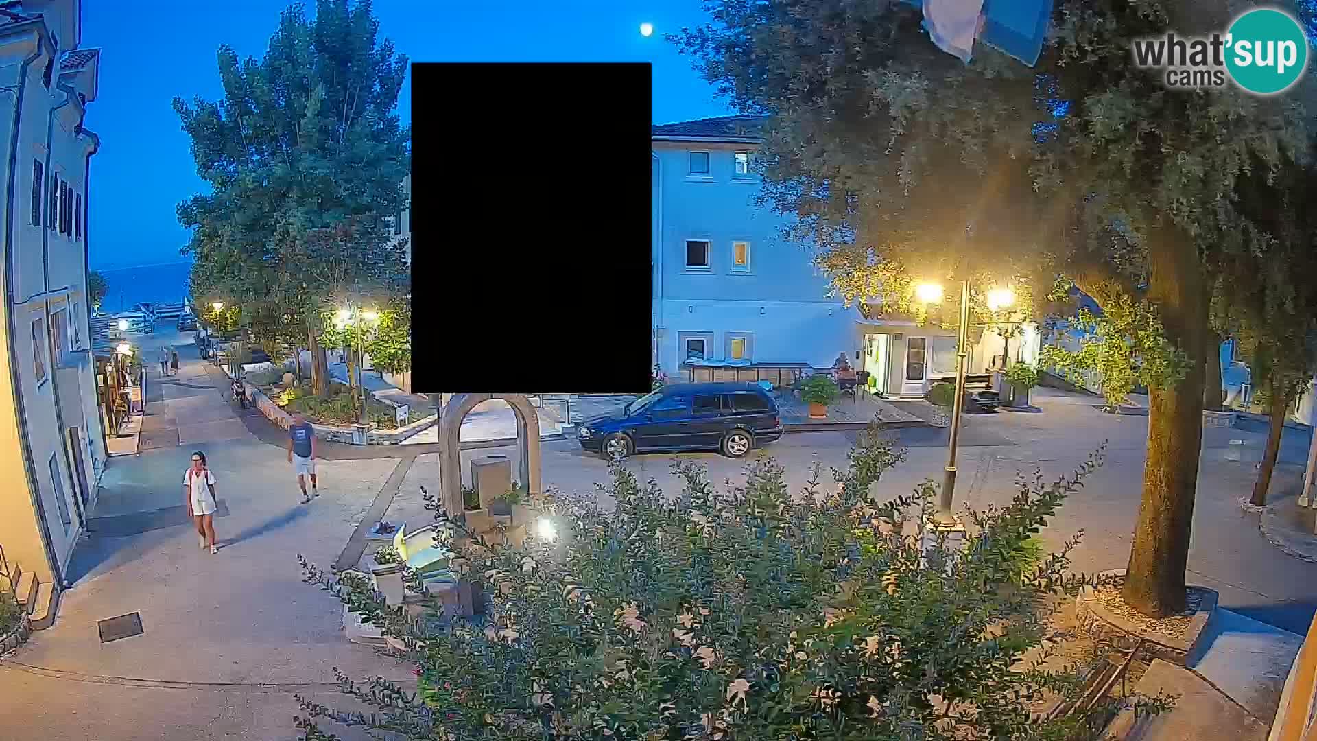 Webcam Mošćenička Draga Center – Live View of the Town Center