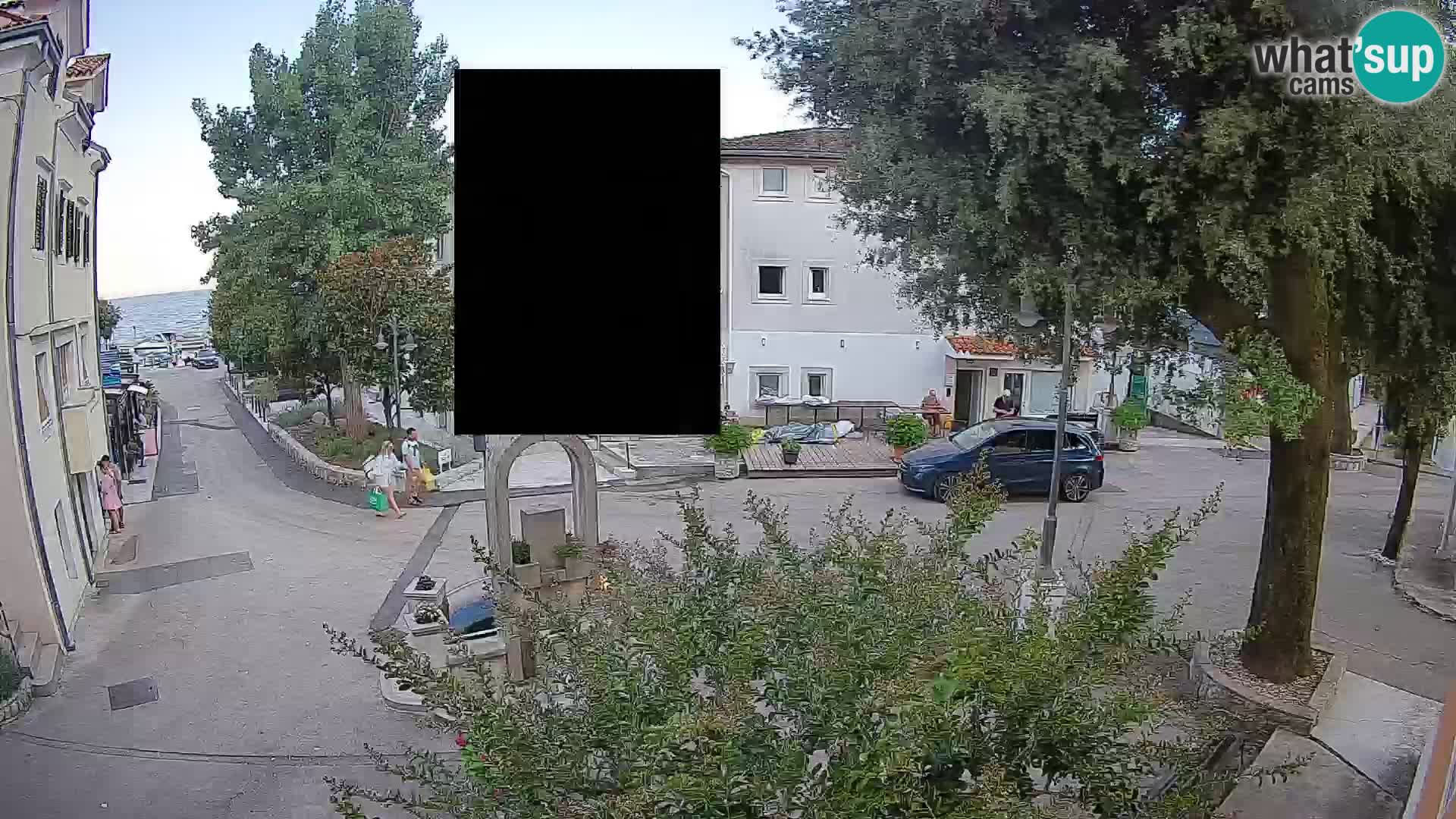 Webcam Centre de Mošćenička Draga – Vue en direct du centre-ville