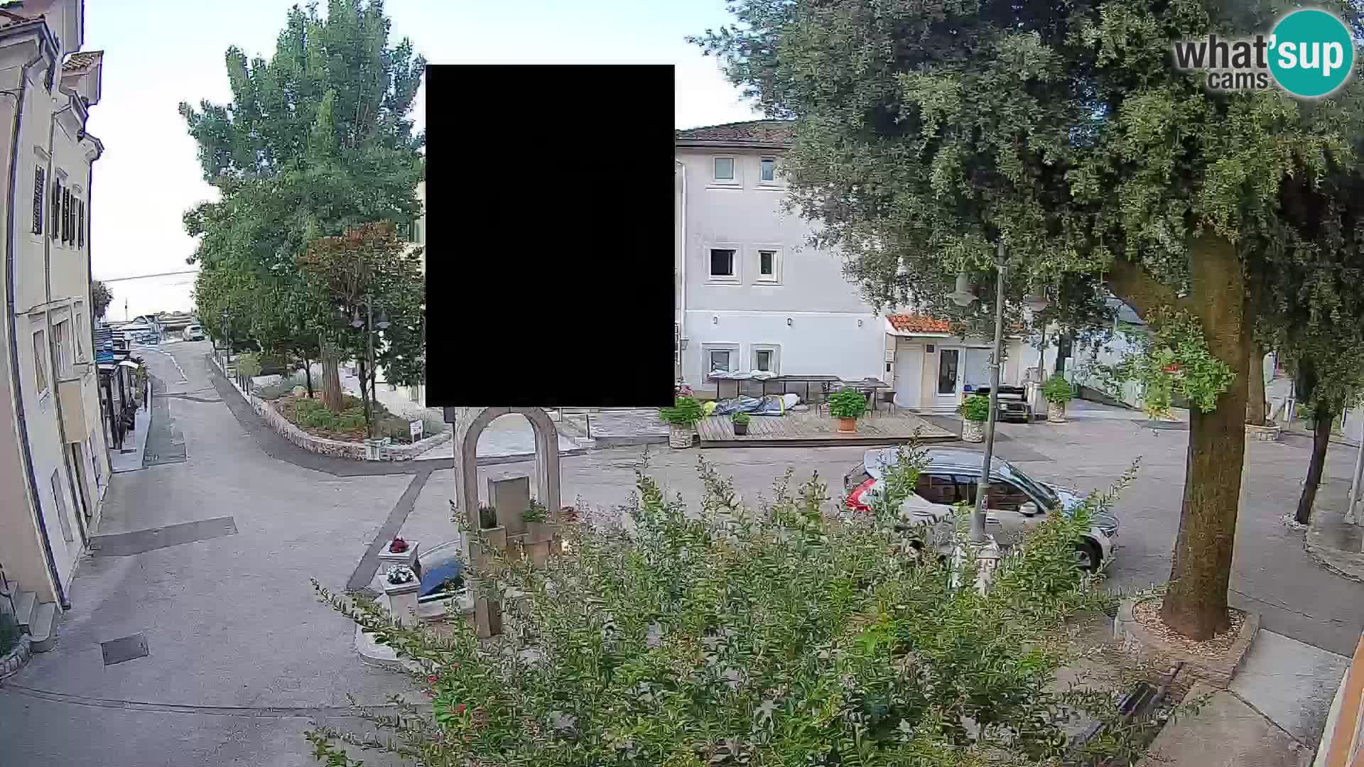 Webcam Centre de Mošćenička Draga – Vue en direct du centre-ville