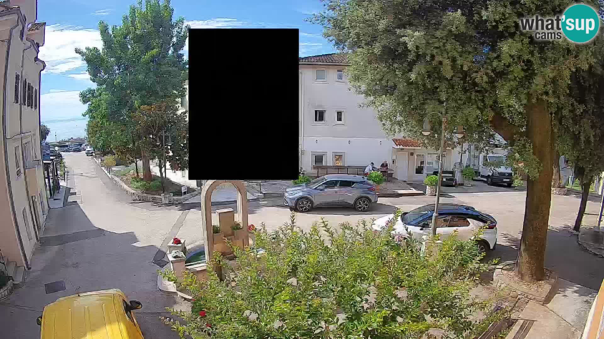 Webcam Centro Draga di Moschiena – Vista live sul centro