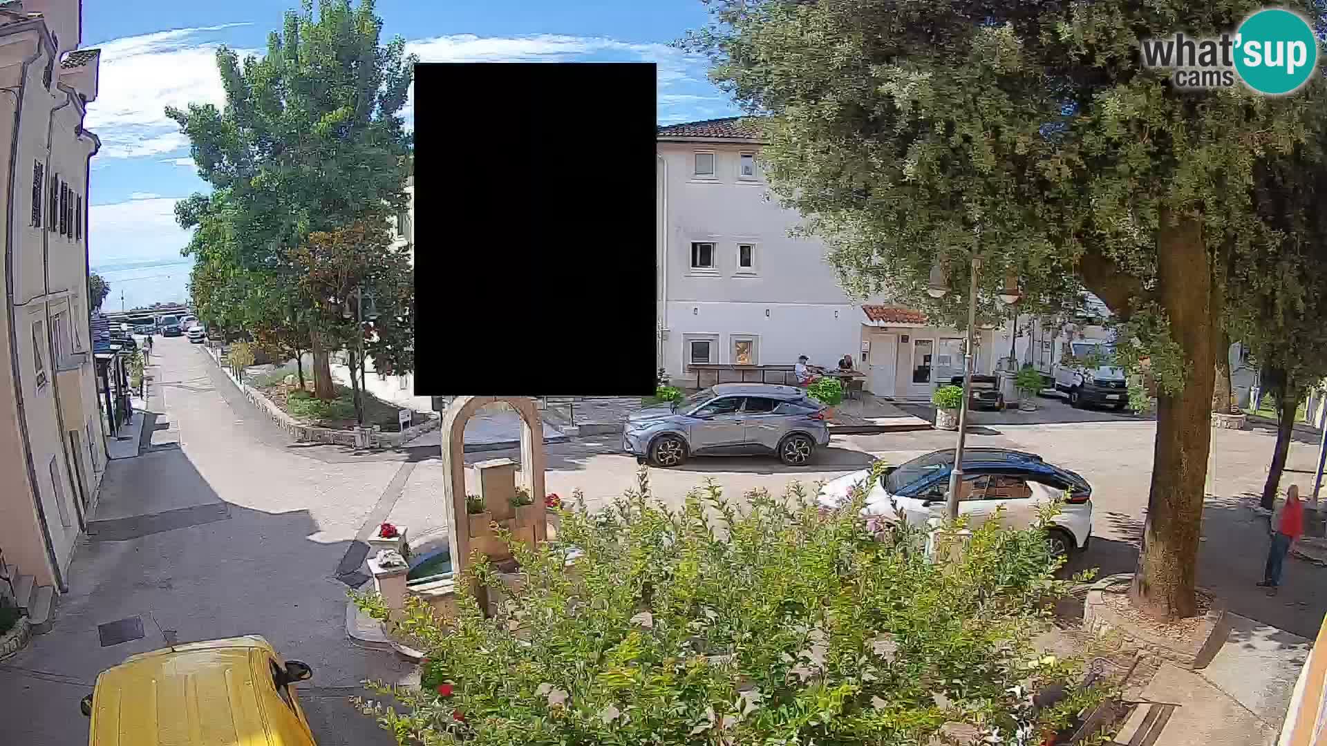 Webcam Centro Draga di Moschiena – Vista live sul centro