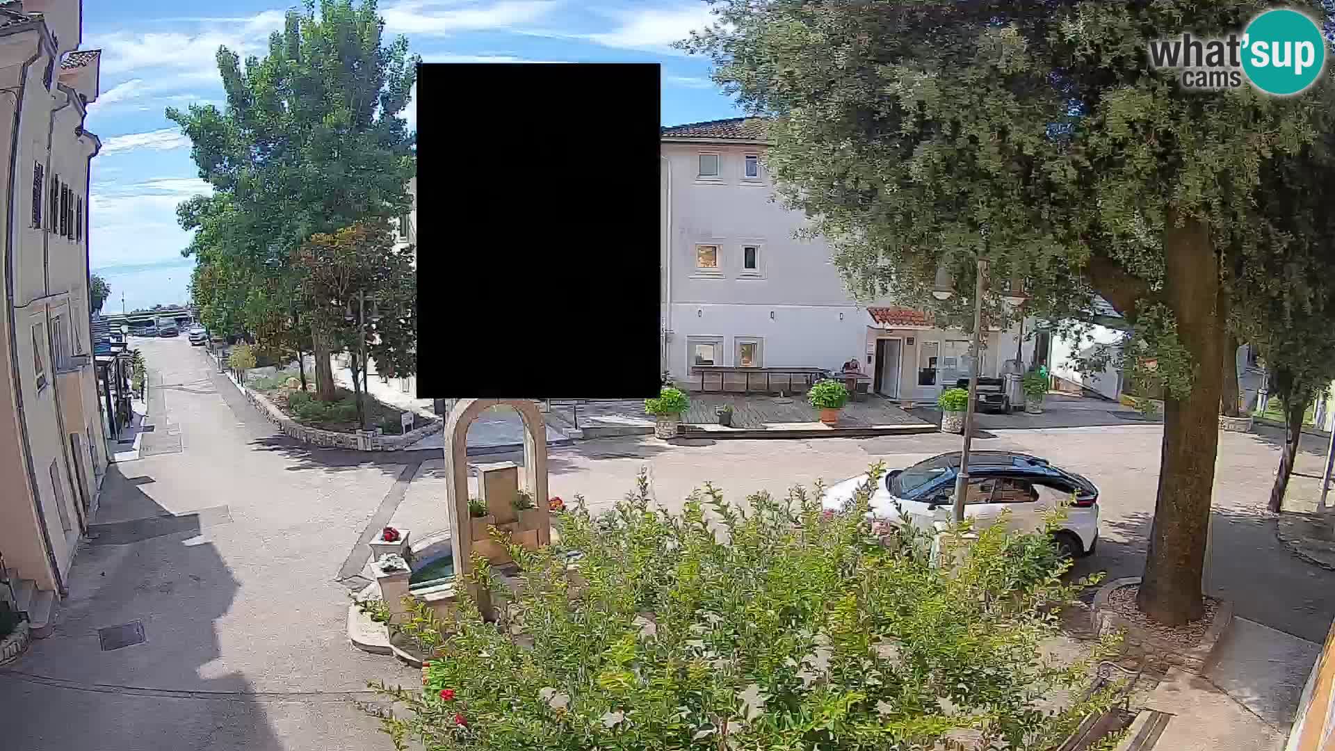 Webcam Mošćenička Draga Zentrum – Liveblick auf das Ortszentrum