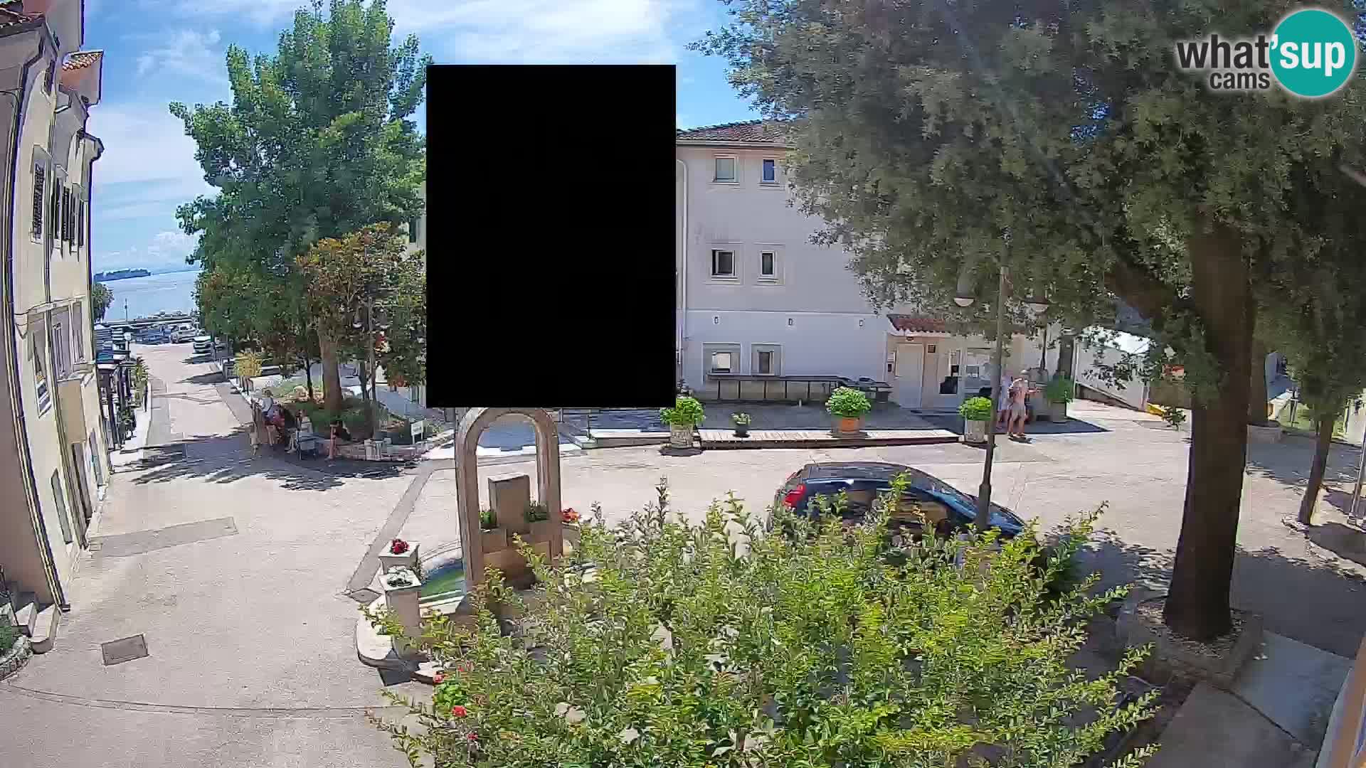 Webcam Centro Draga di Moschiena – Vista live sul centro