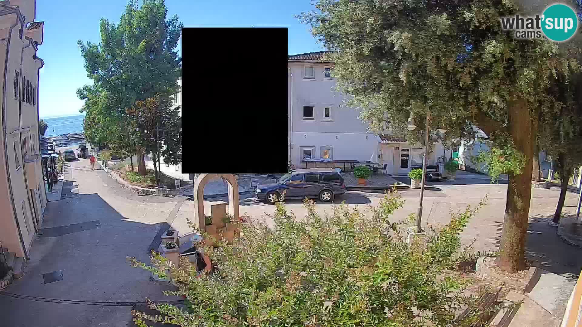 Spletna kamera center Mošćeniška Draga – Pogled v živo