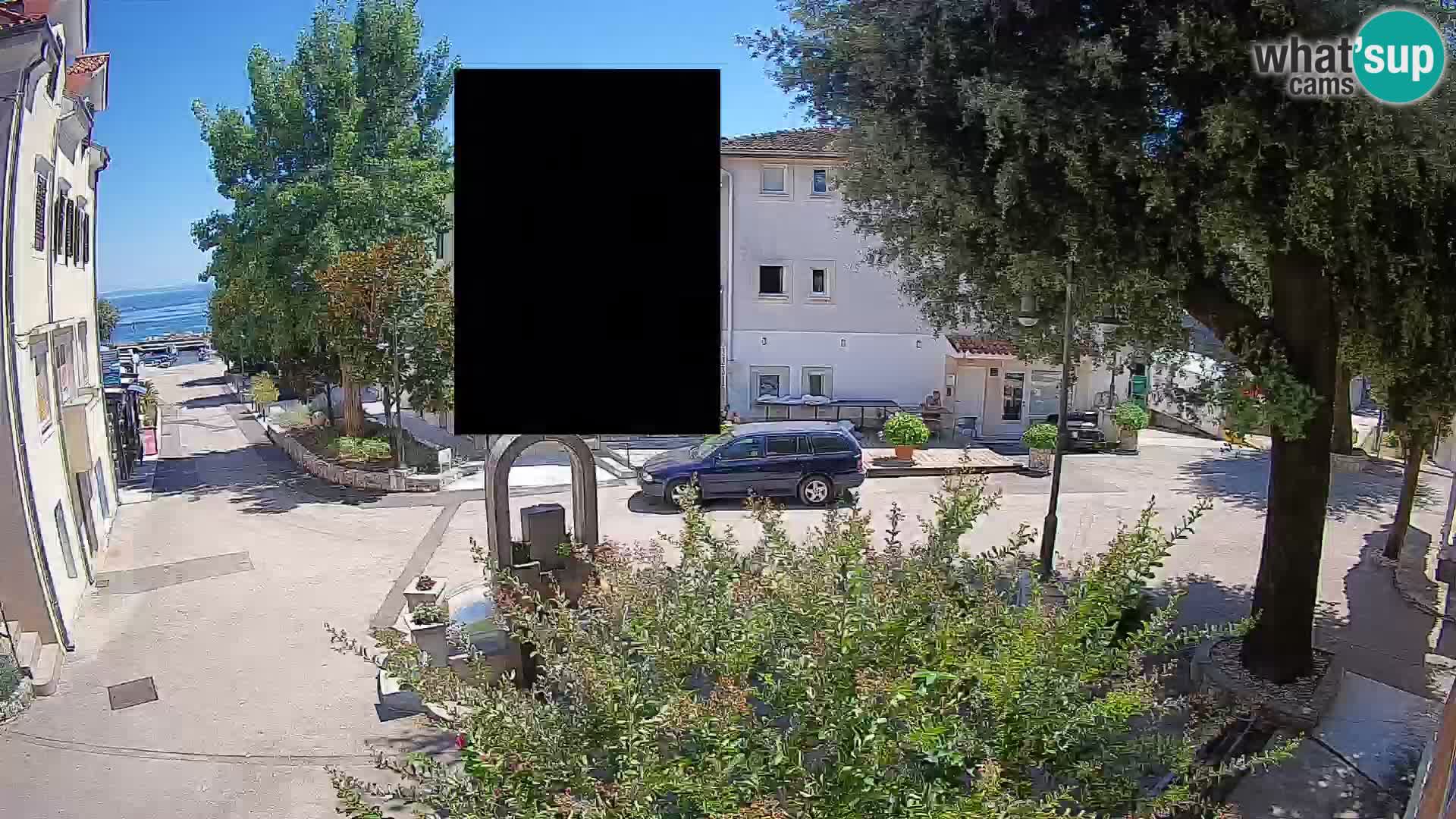Webcam Centro Draga di Moschiena – Vista live sul centro