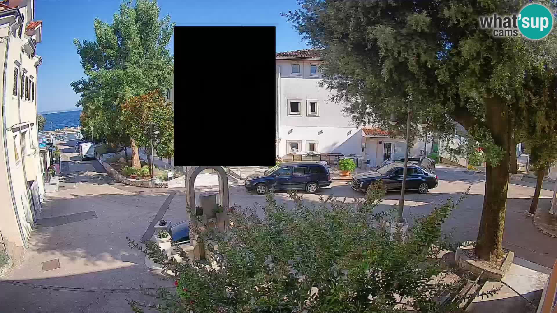Webcam Mošćenička Draga Center – Live View of the Town Center