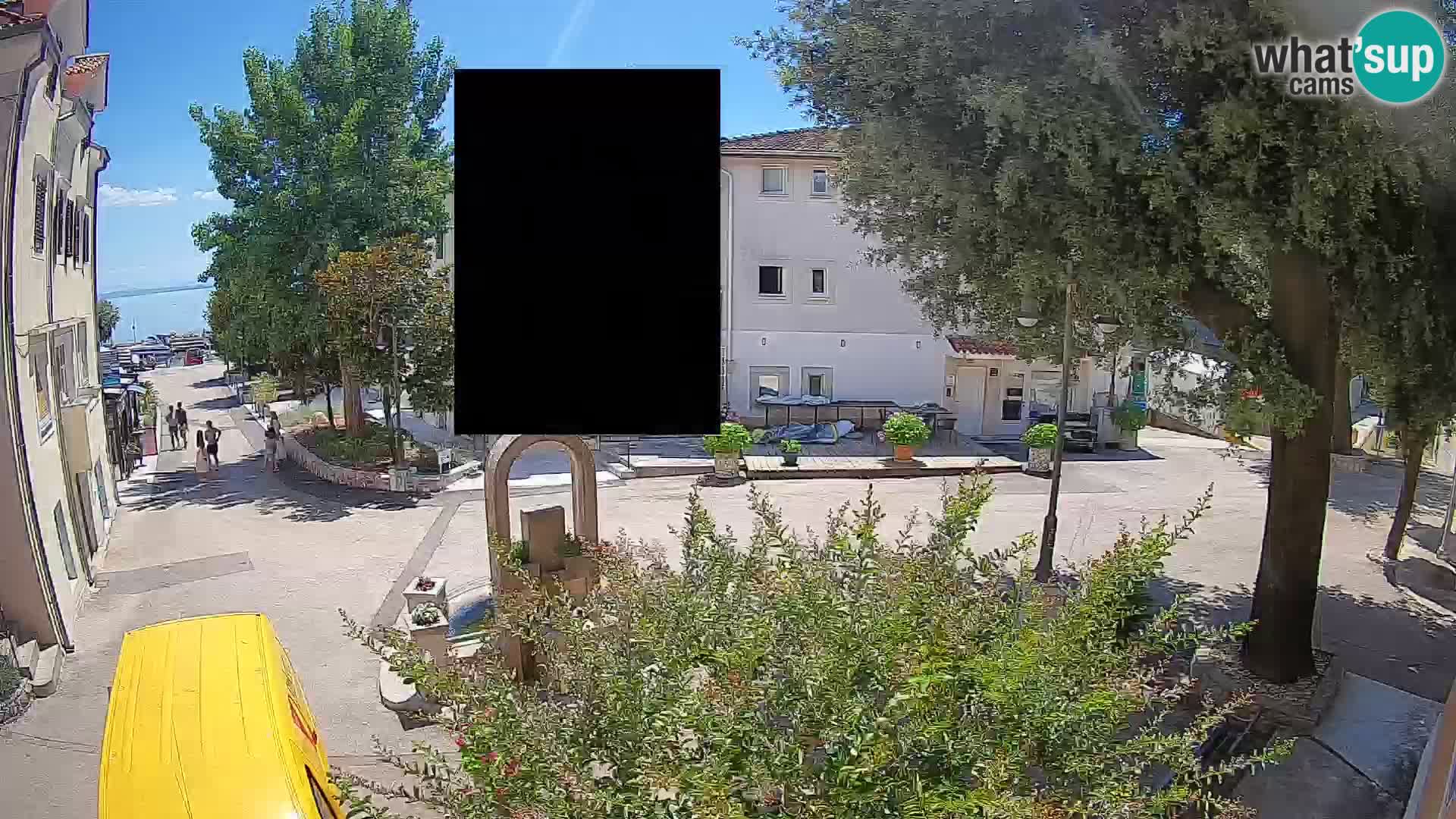 Webcam Centre de Mošćenička Draga – Vue en direct du centre-ville