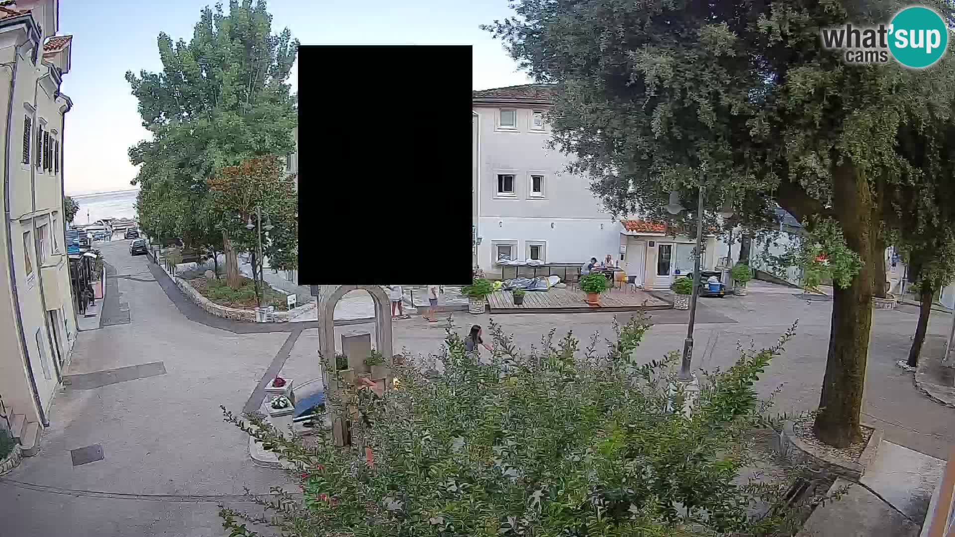 Webcam centre de Mošćenička Draga – Vue en direct du centre-ville