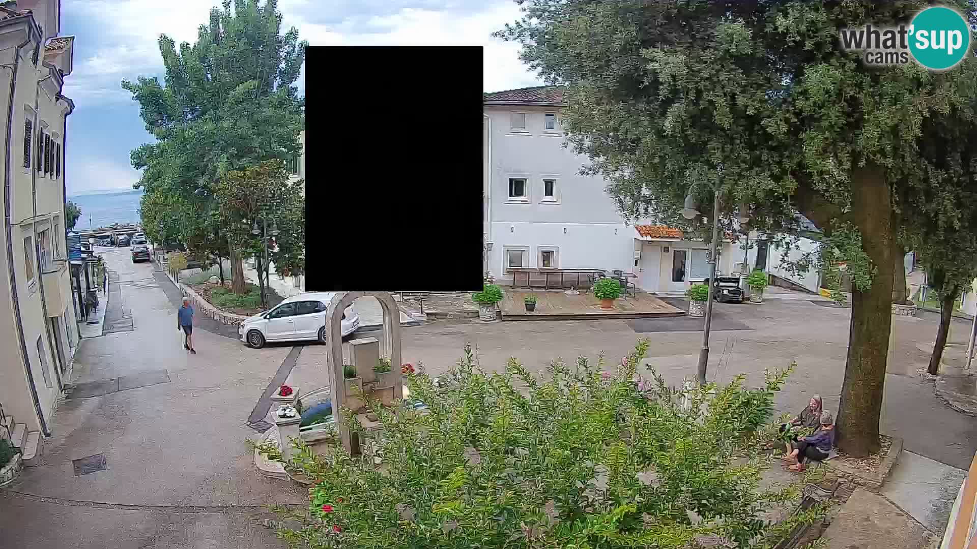 Webcam Mošćenička Draga Zentrum – Liveblick auf das Ortszentrum