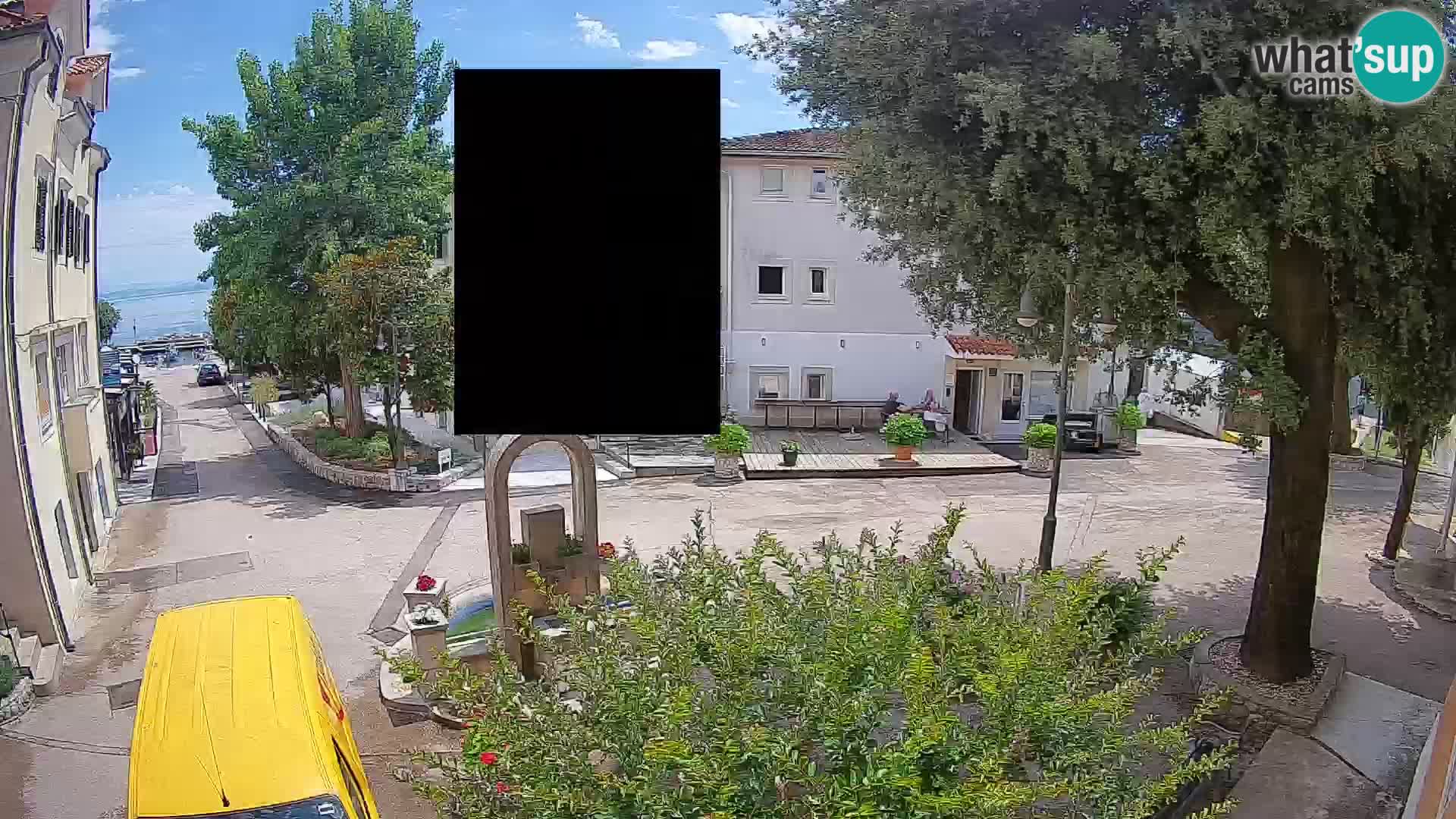 Webcam Mošćenička Draga Center – Live View of the Town Center